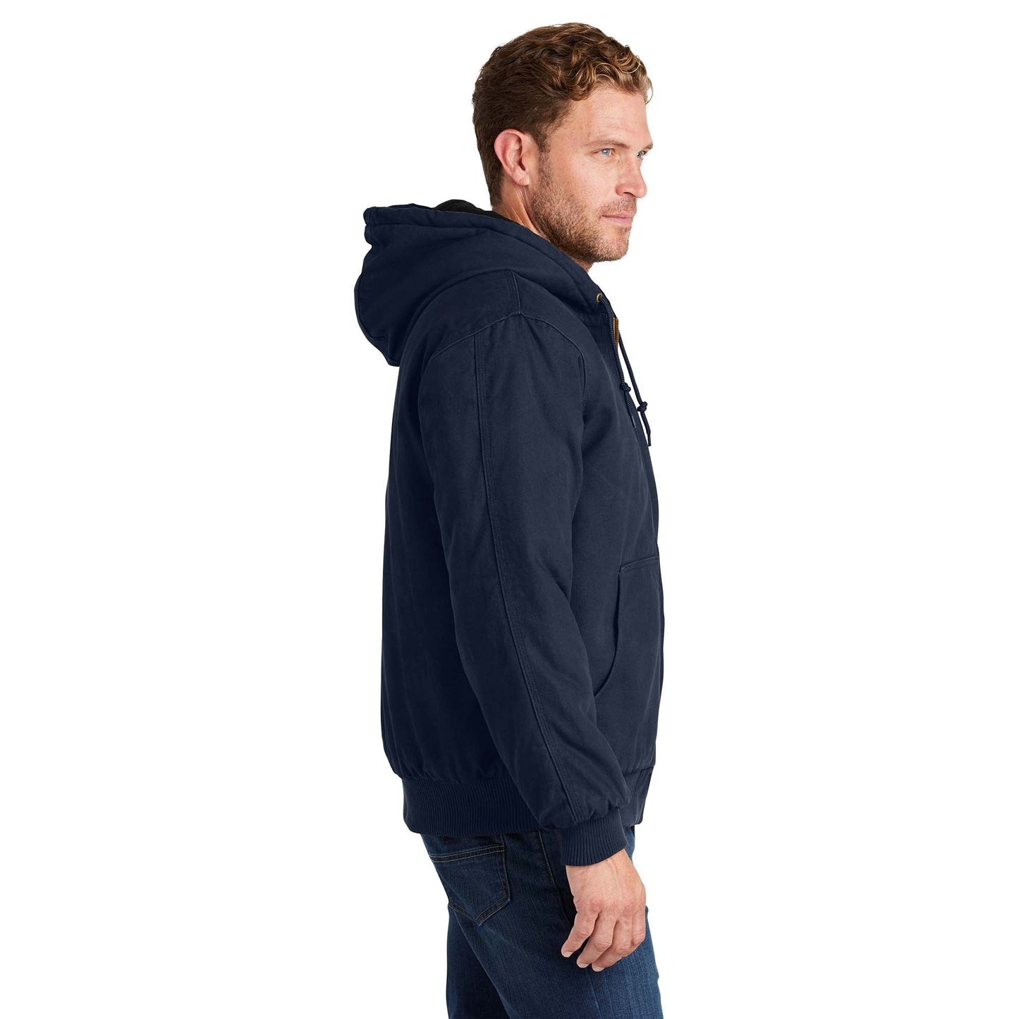 Black Insulated Jacket - Cornerstone - Duck Cloth