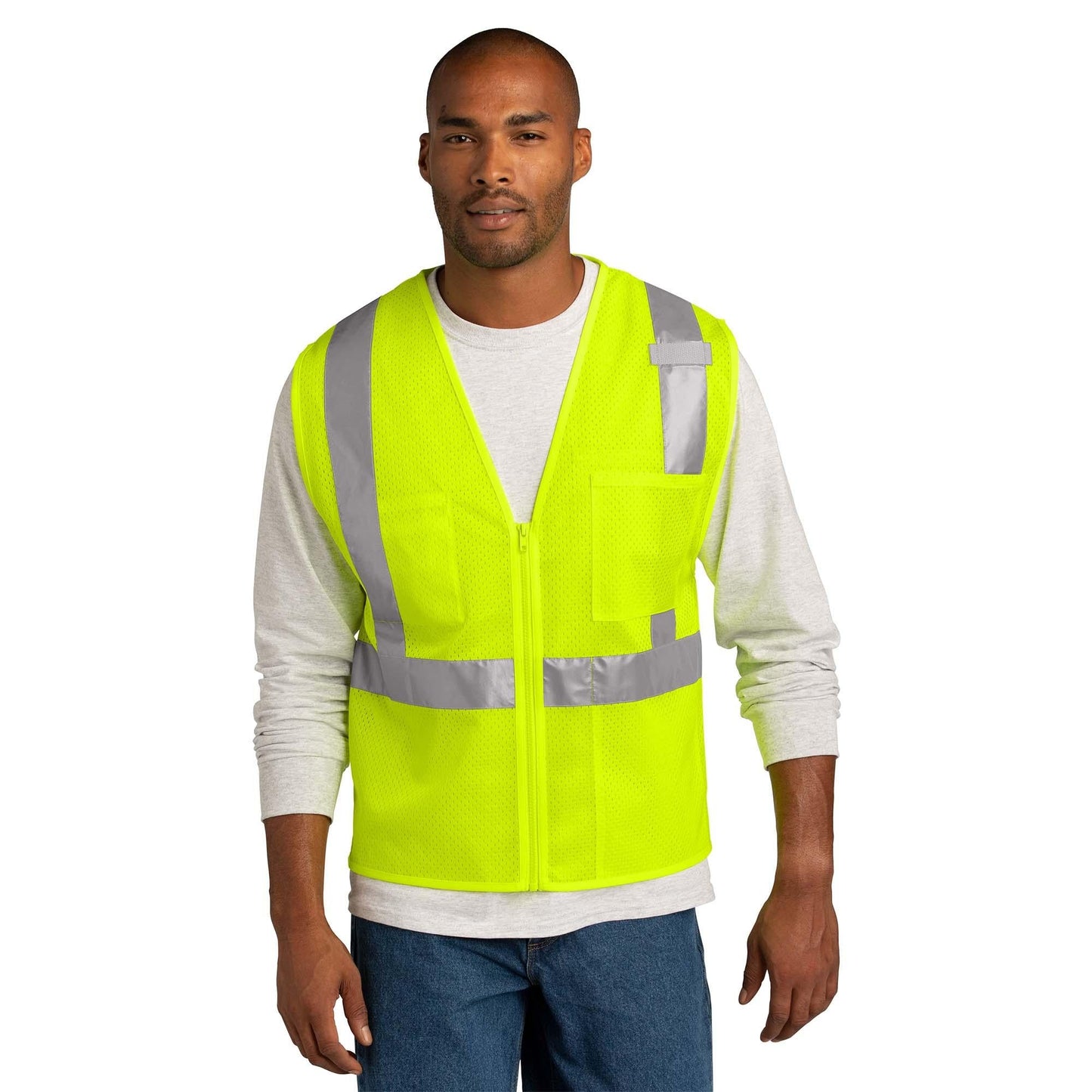 Orange Safety Vest - Cornerstone - Durable Mesh