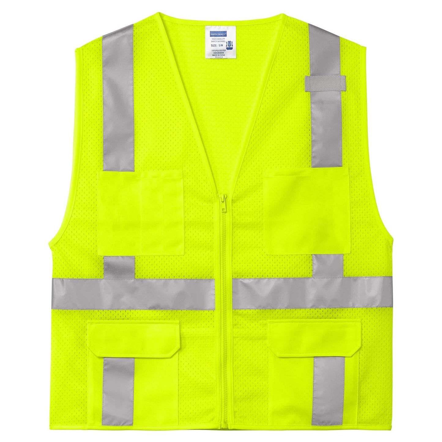 Orange Safety Vests - Cornerstone - Reflective Mesh