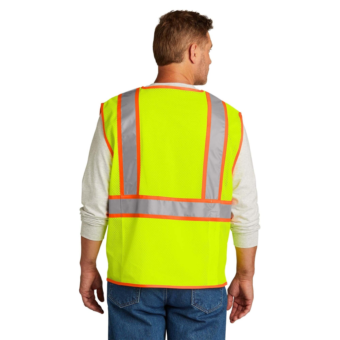 Orange Safety Vests - Cornerstone - Reflective Visibility