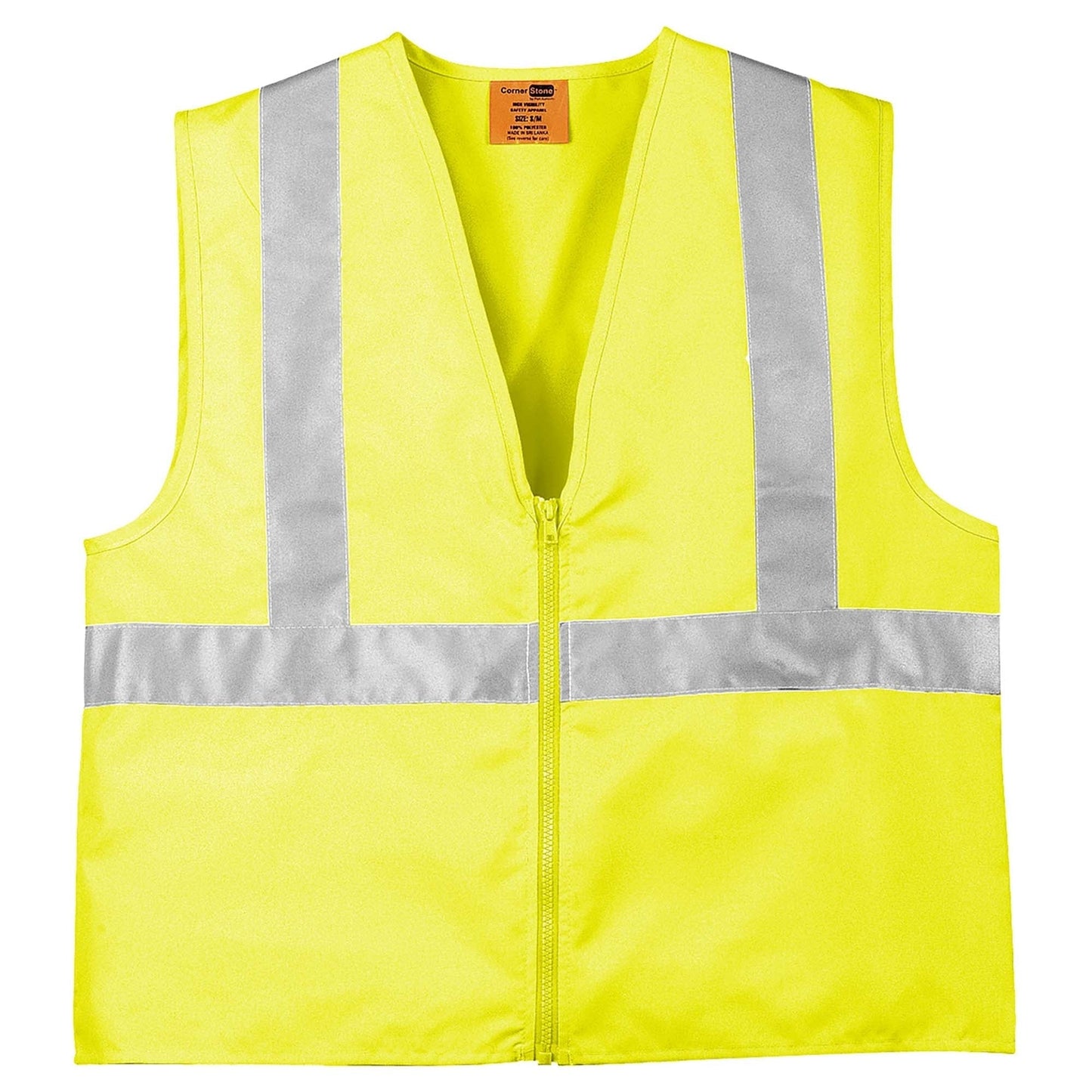 Yellow/Lime Safety Vests - Cornerstone - High Visibility