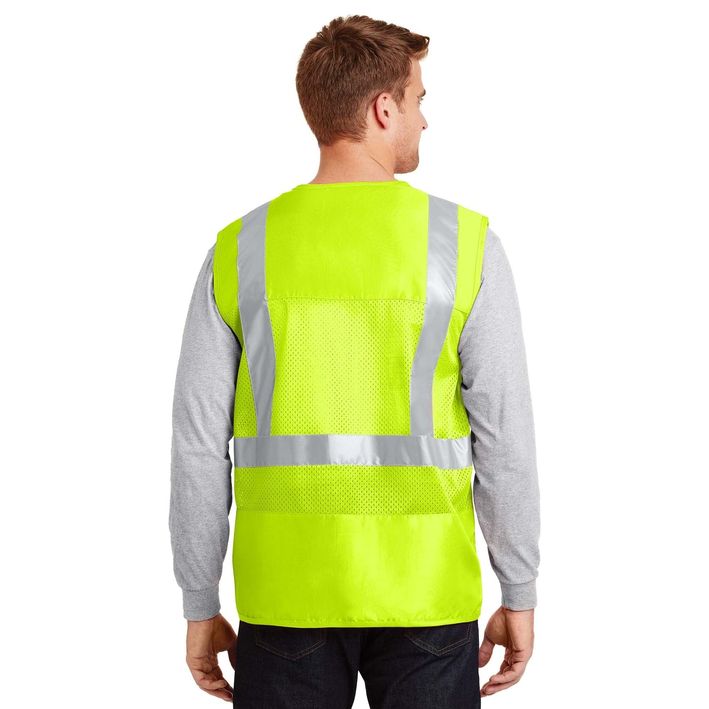 Safety Orange Vest - Cornerstone - Reflective Design