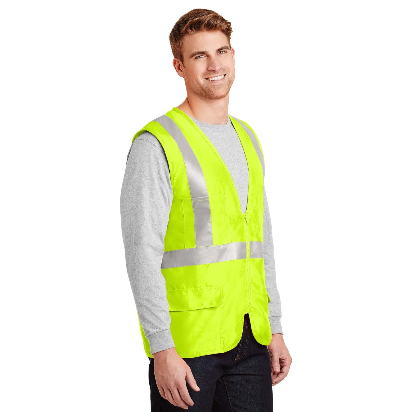 Safety Orange Vest - Cornerstone - Reflective Design