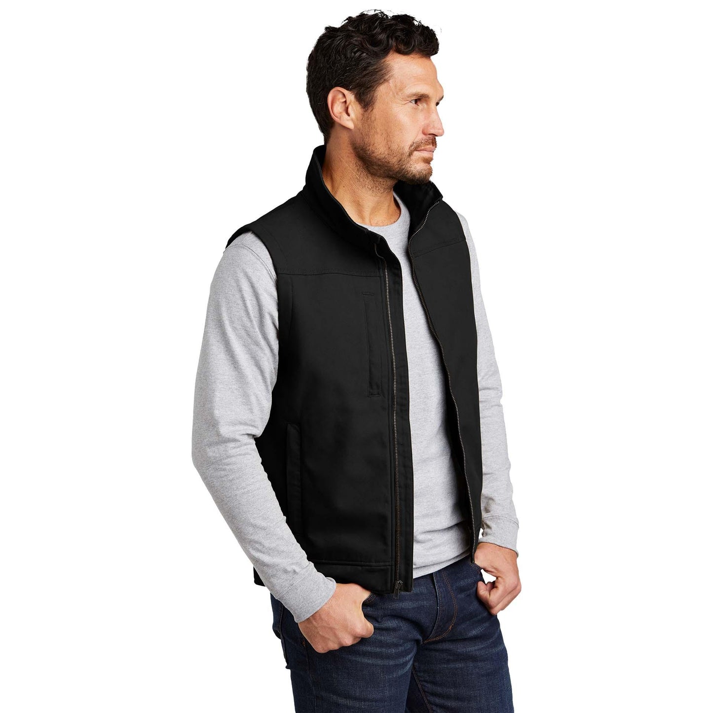 Black Vests - Cornerstone - Durable Soft Shell Design