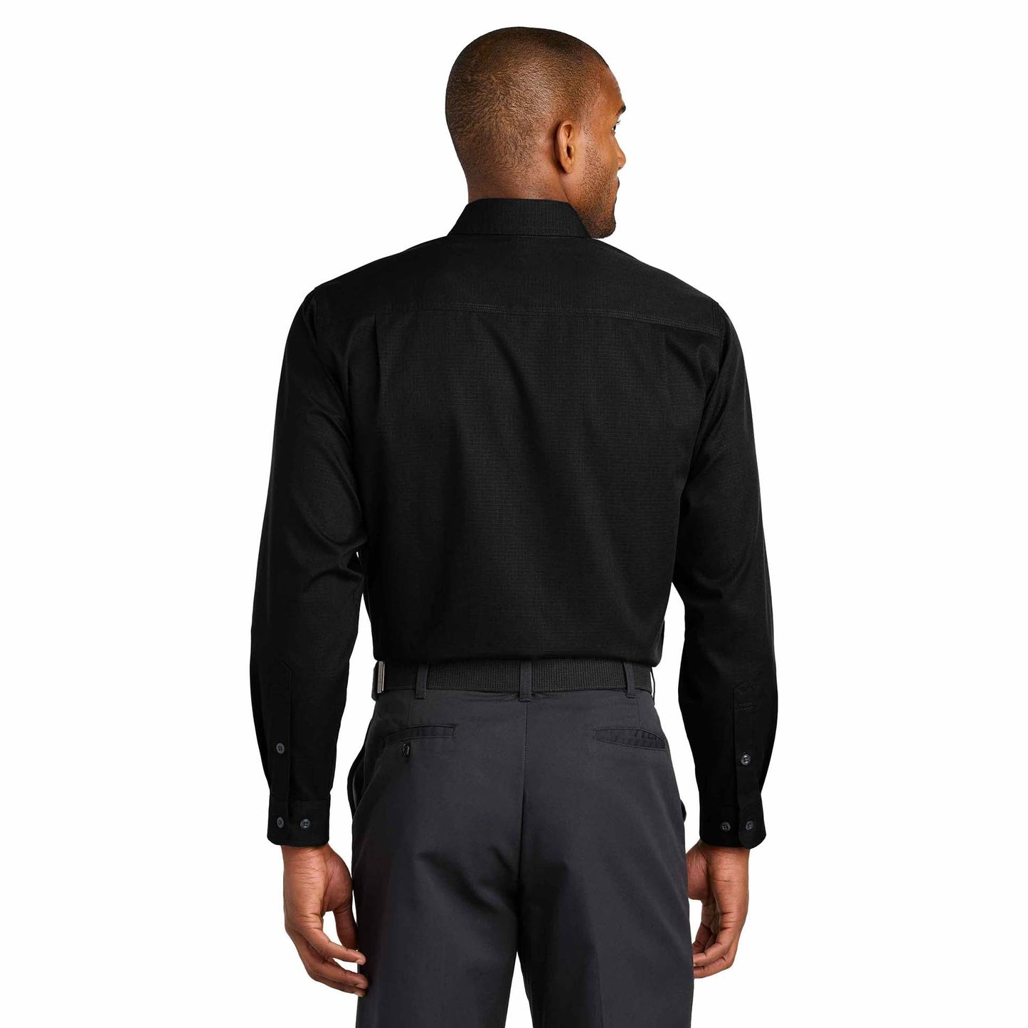 Black Button Up Shirt - Cornerstone - Durable Fabric