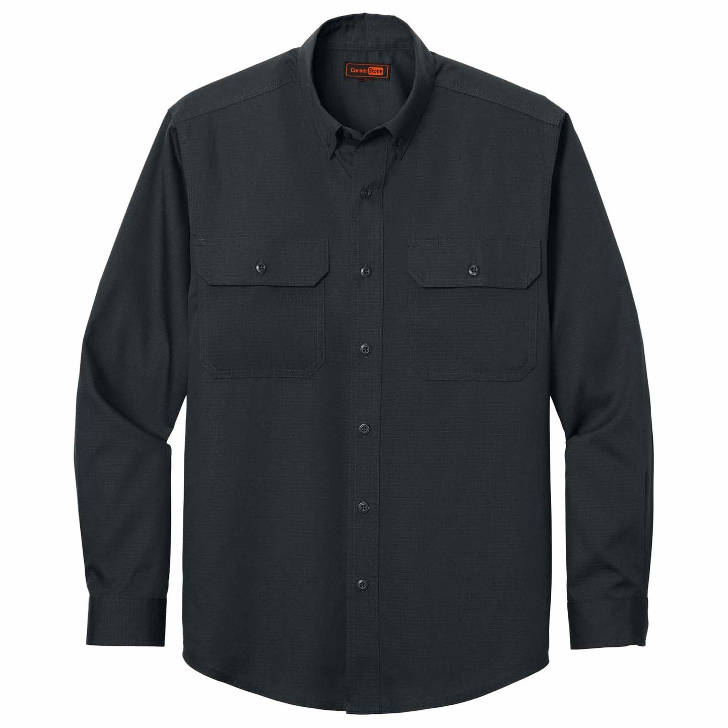 Black Button Up Shirt - Cornerstone - Durable Fabric
