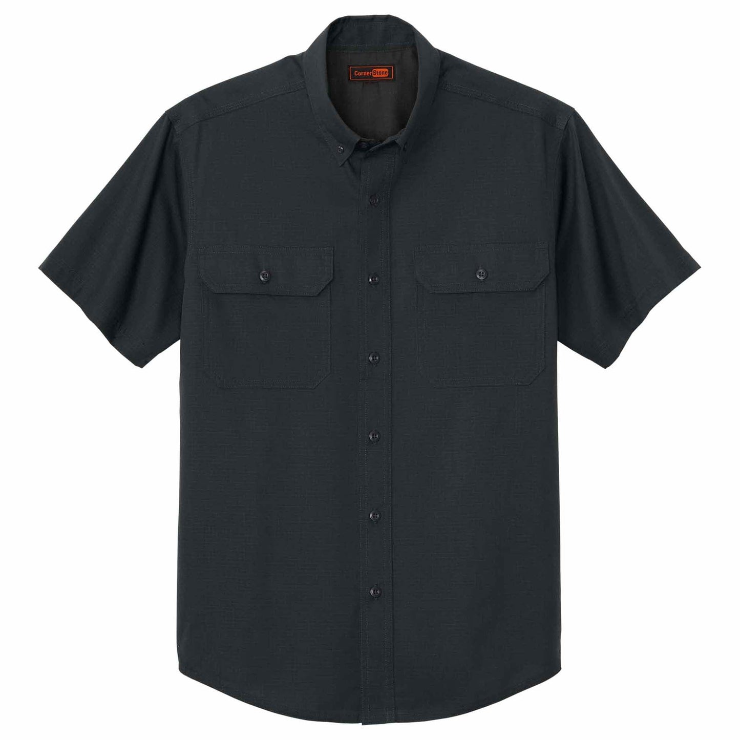 Black Button Up Shirt - Cornerstone - Durable Fabric