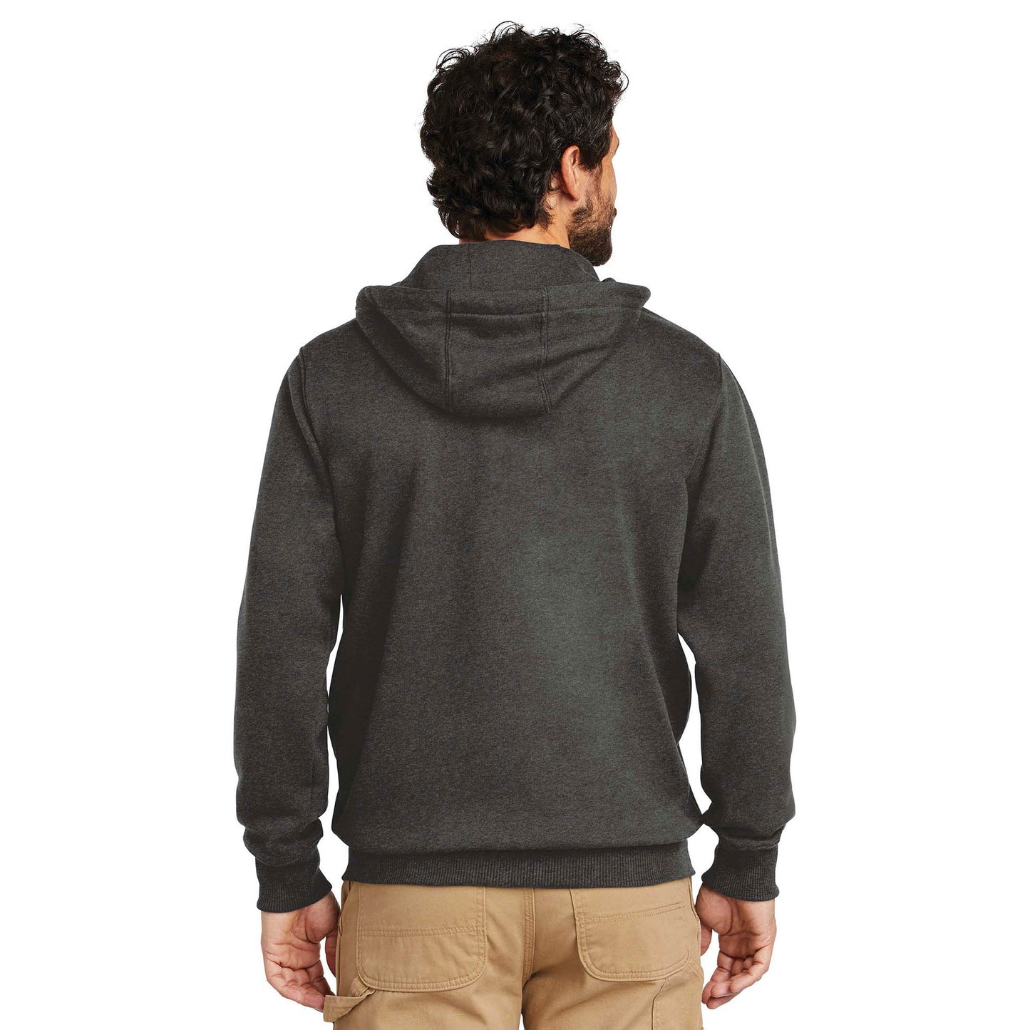 Black Sweatshirts - Carhartt - Heavyweight Hooded Zip-Front