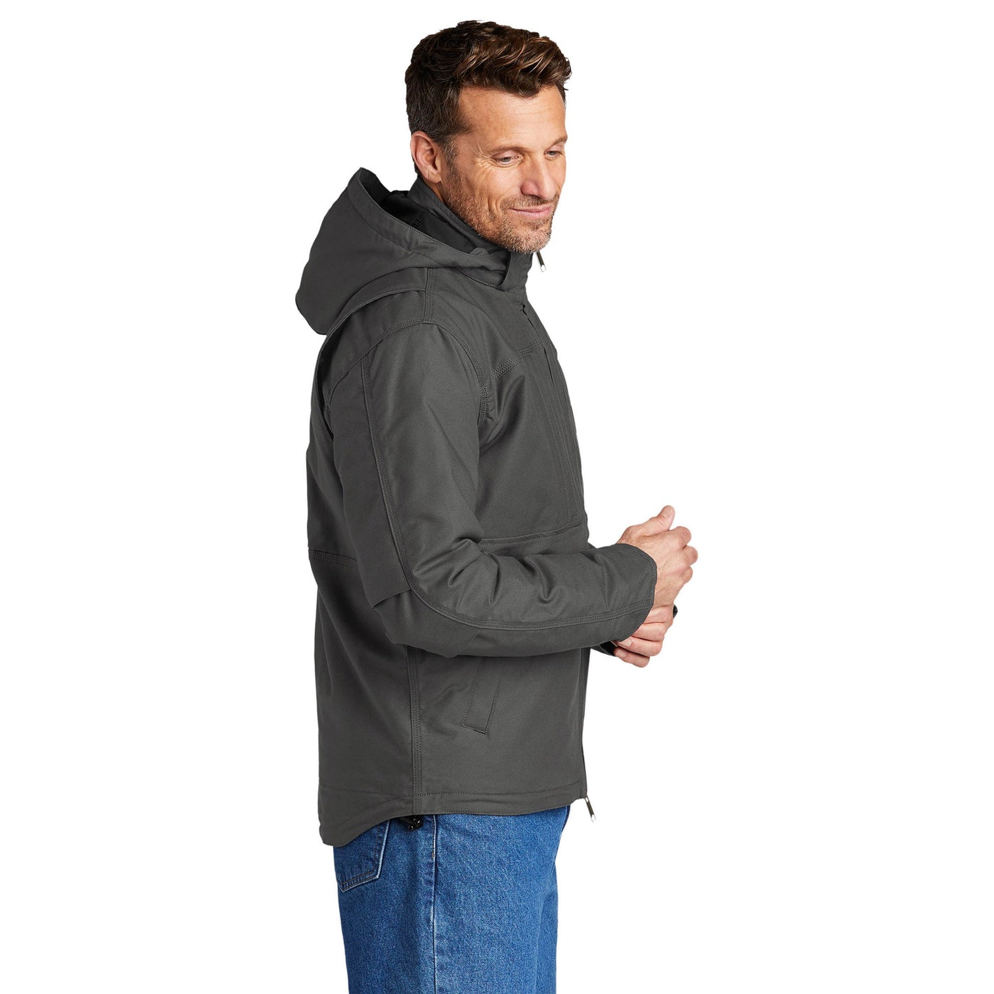 Shadow Grey Jacket - Carhartt - Durable Stretch Design