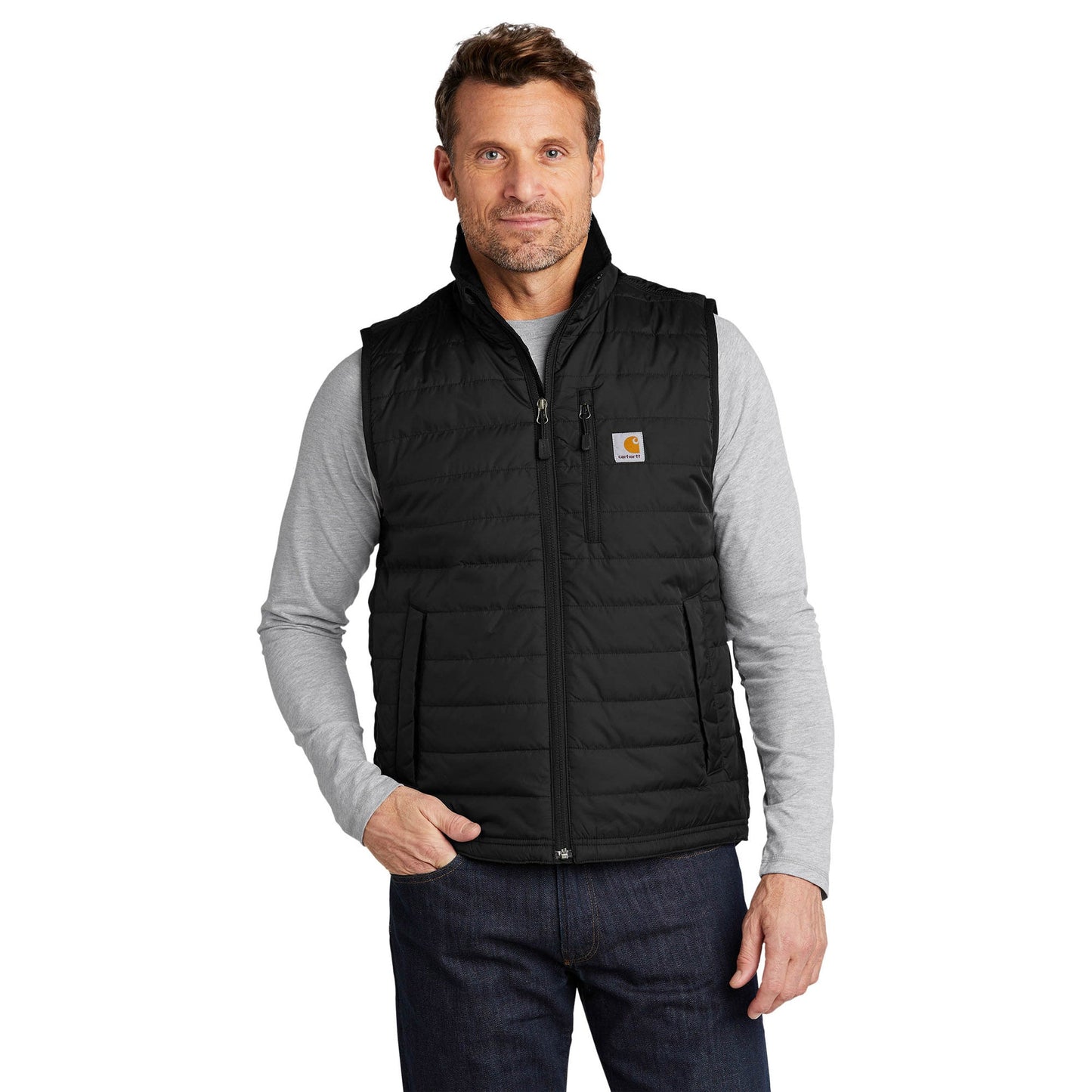 Black Insulated Vest - Carhartt - Water Resistant