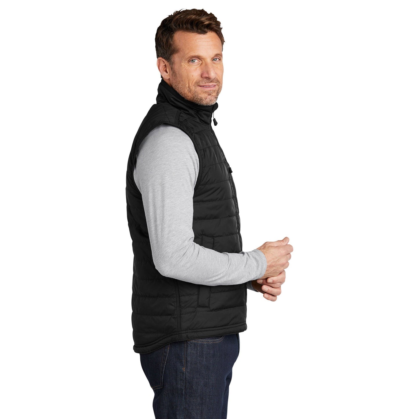 Black Insulated Vest - Carhartt - Water Resistant