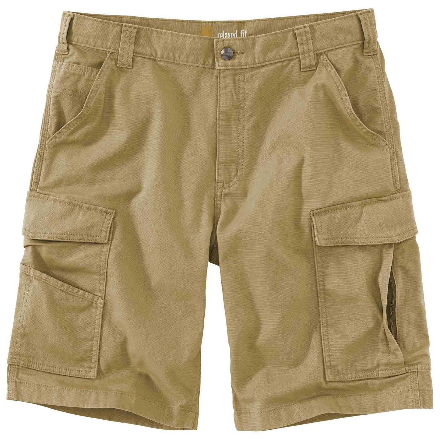 Dark Khaki Shorts - Carhartt - Durable Flex Design