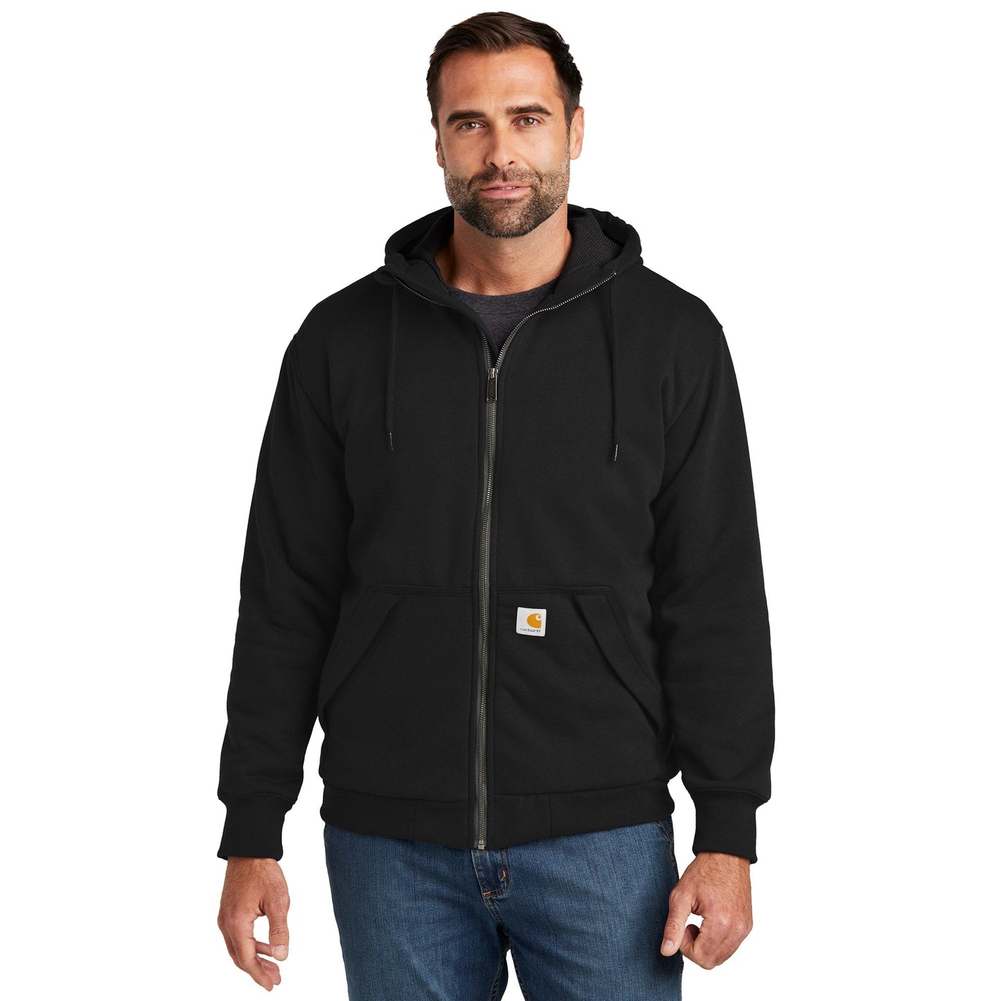 Black Sweatshirts - Carhartt - Thermal-Lined Hoodie