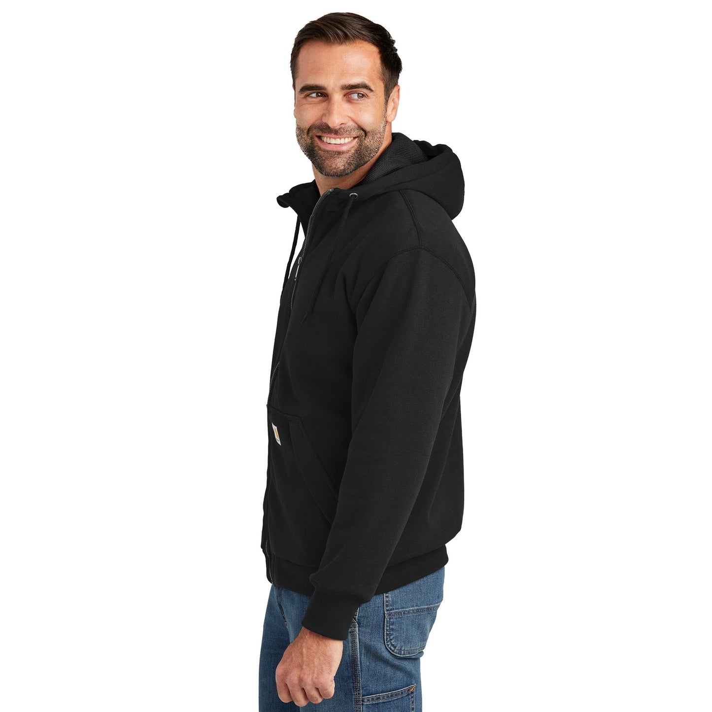 Black Sweatshirts - Carhartt - Thermal-Lined Hoodie