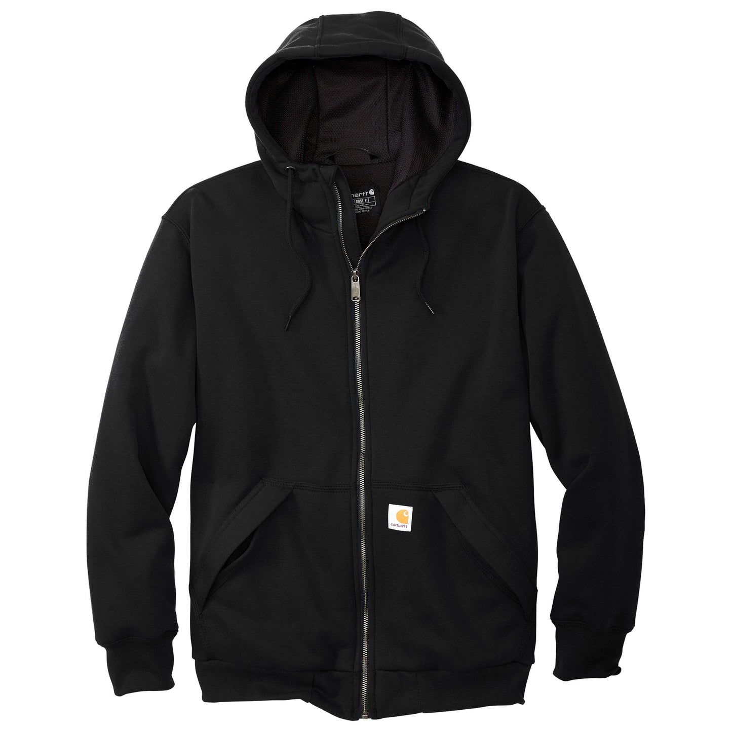Black Sweatshirts - Carhartt - Thermal-Lined Hoodie