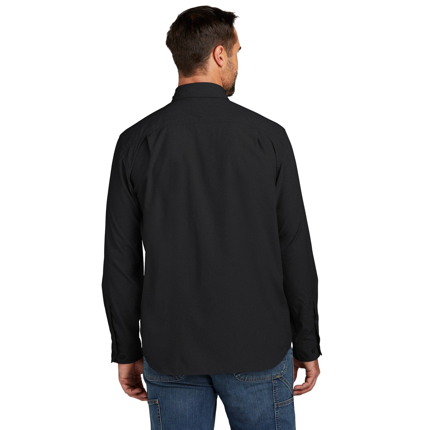 Black Button Up Shirts - Carhartt - Comfortable Design