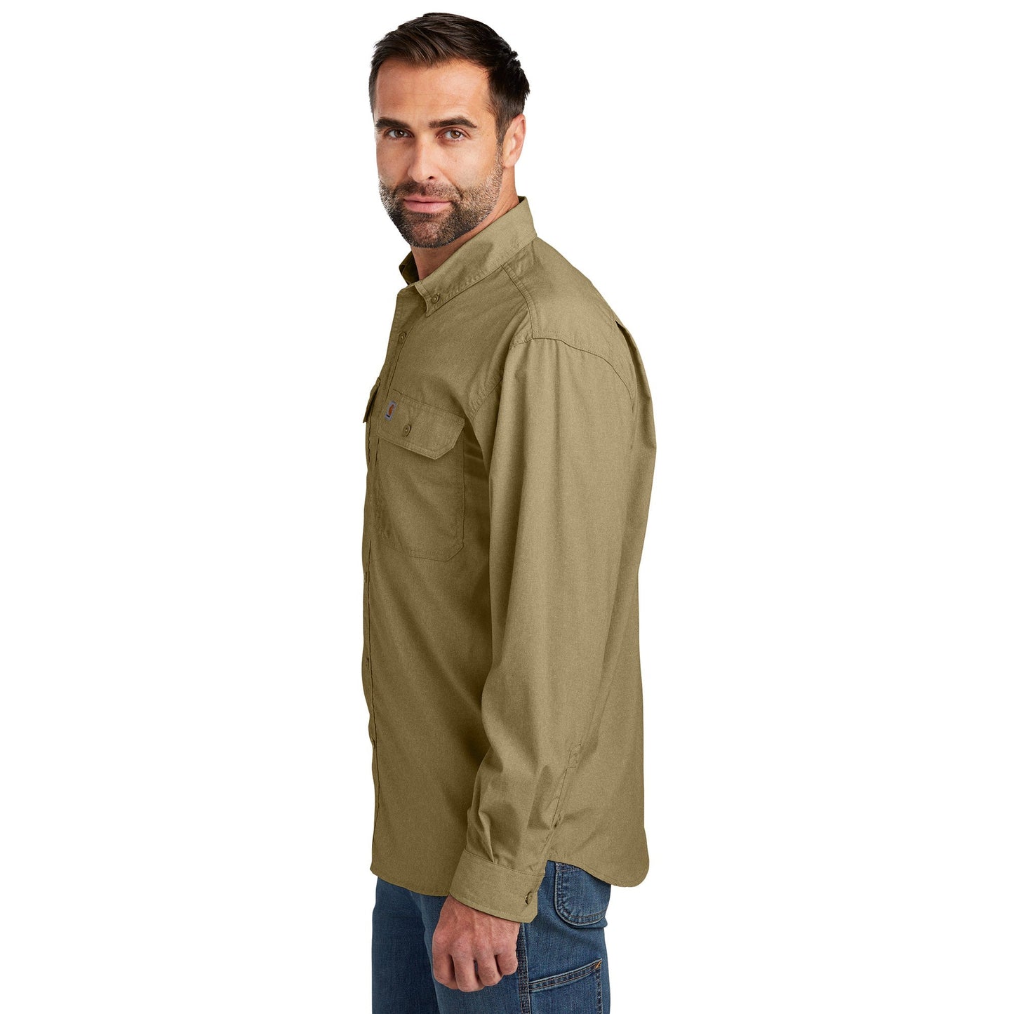 Black Button Up Shirts - Carhartt - Comfortable Design