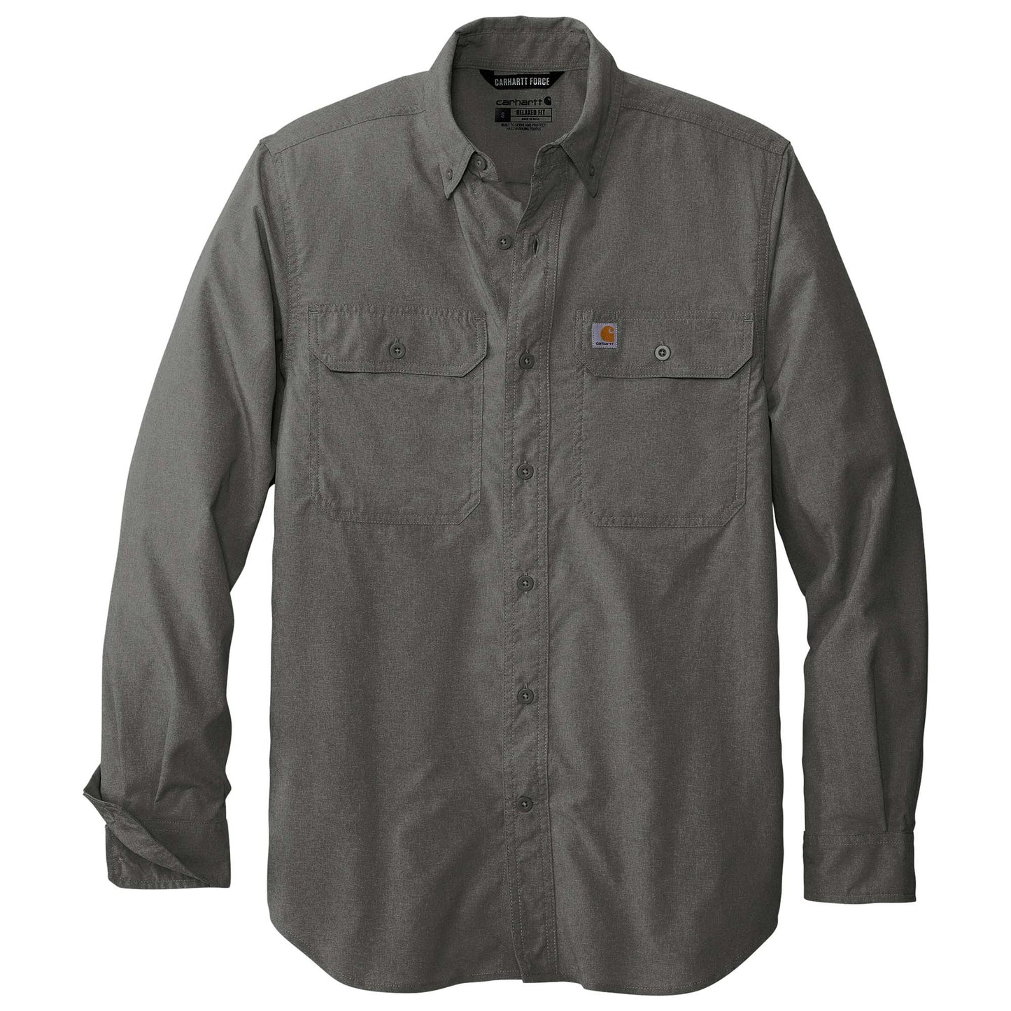 Black Button Up Shirts - Carhartt - Comfortable Design