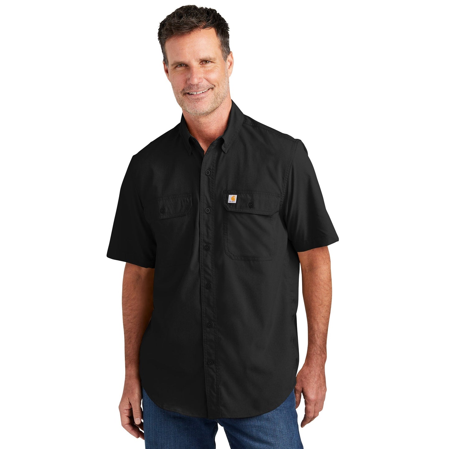 Black Button Up Shirts - Carhartt - Quick-Drying