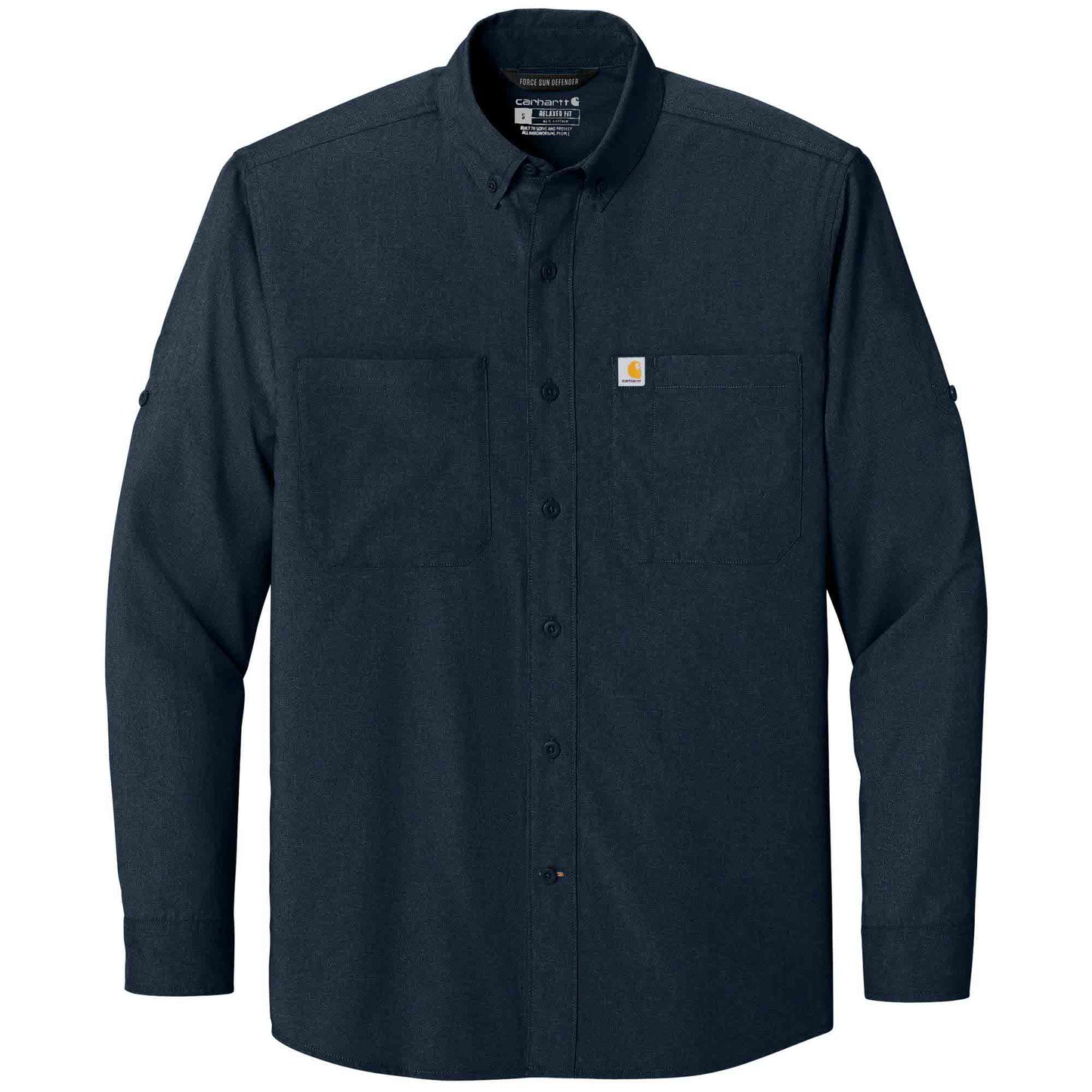 Dark Khaki Button Up Shirt - Carhartt - Sun Defender