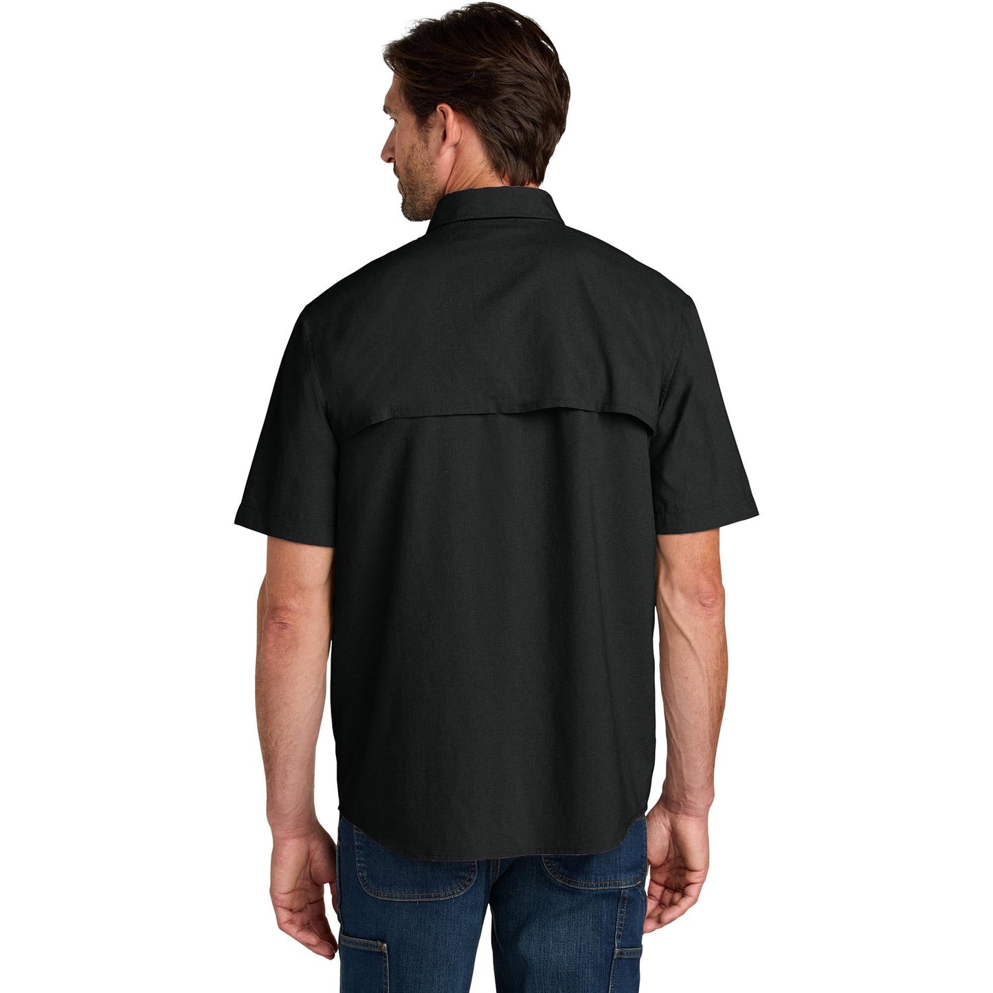 Black Button Up Shirt - Carhartt - Sun Defender Fabric