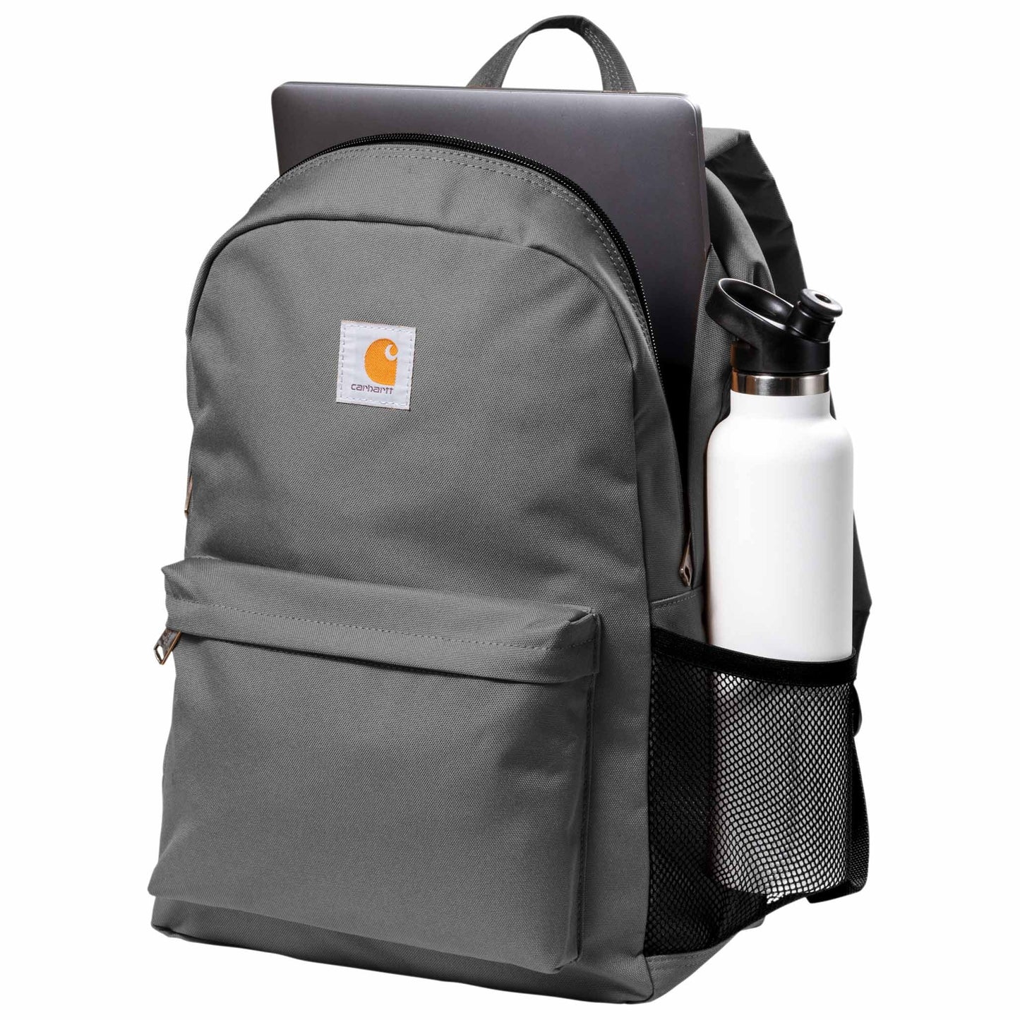 Grey Backpack - Carhartt - Durable Canvas Design