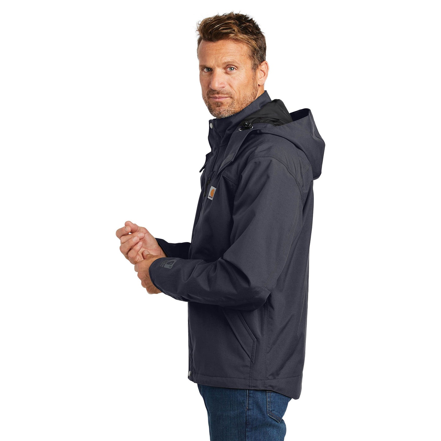 Black Jackets - Carhartt - Waterproof Nylon Design
