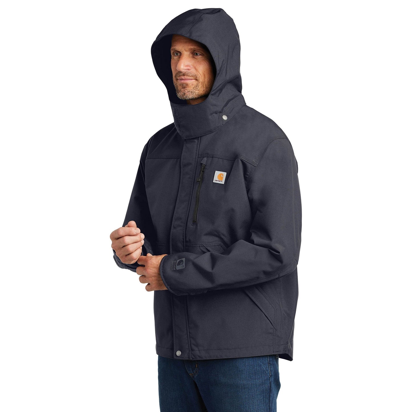 Black Jackets - Carhartt - Waterproof Nylon Design