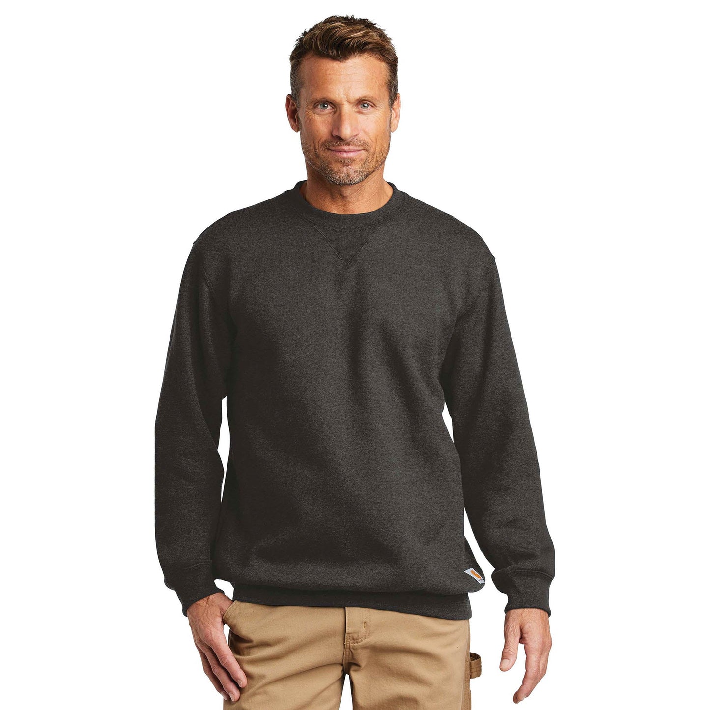 Carbon Heather Sweatshirt - Carhartt - Comfortable Fit