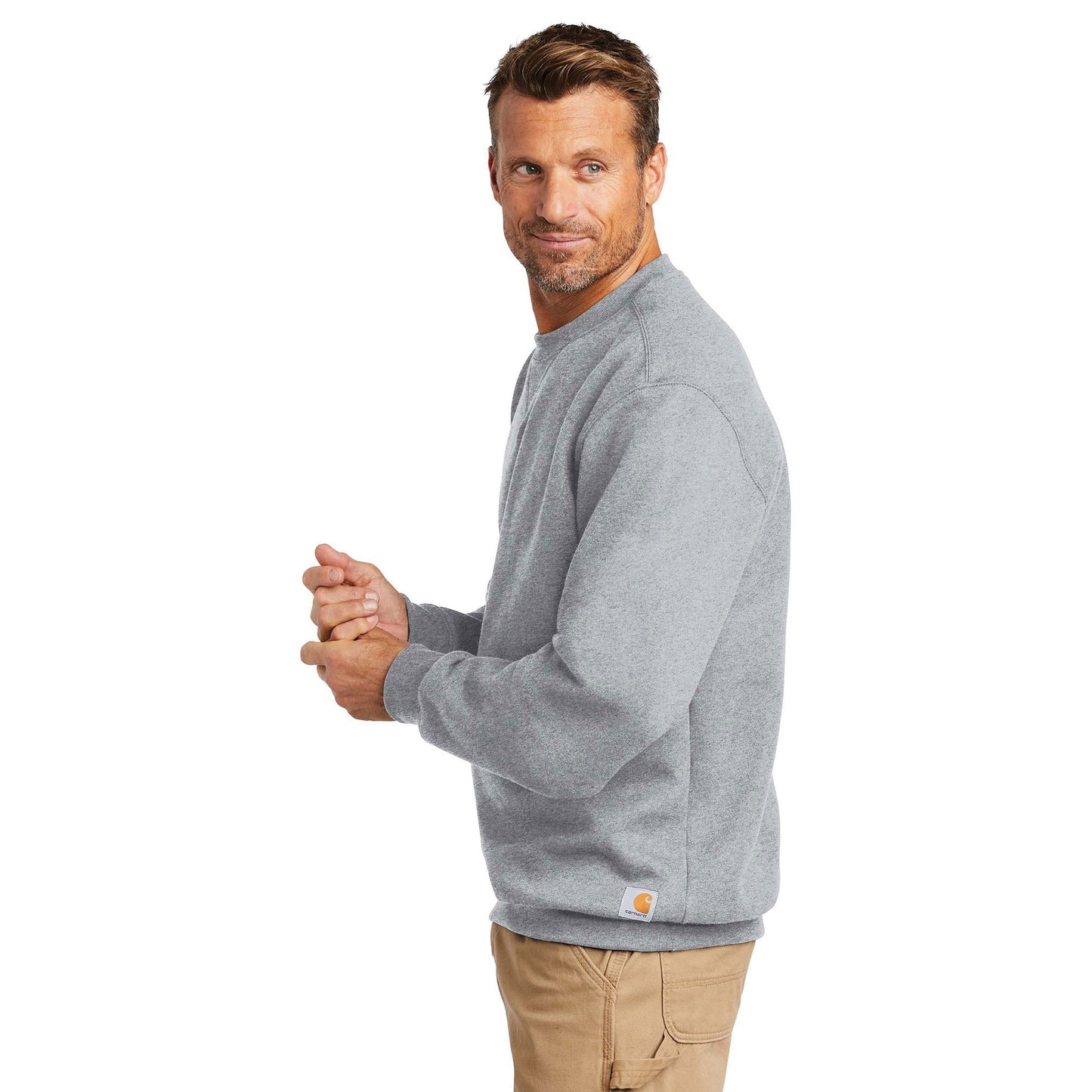 Carbon Heather Sweatshirt - Carhartt - Comfortable Fit