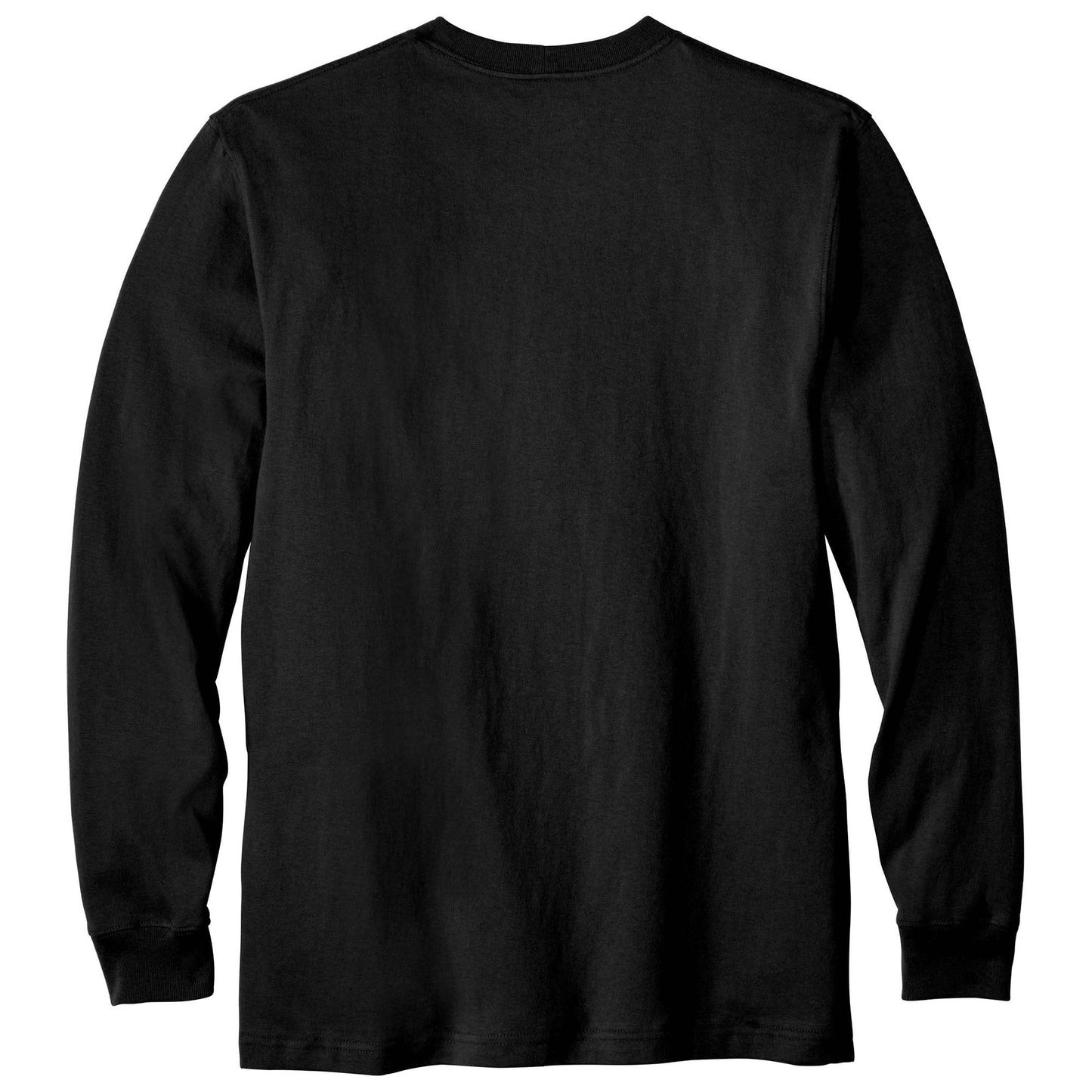 Black T-Shirts - Carhartt - Durable Cotton Long Sleeve
