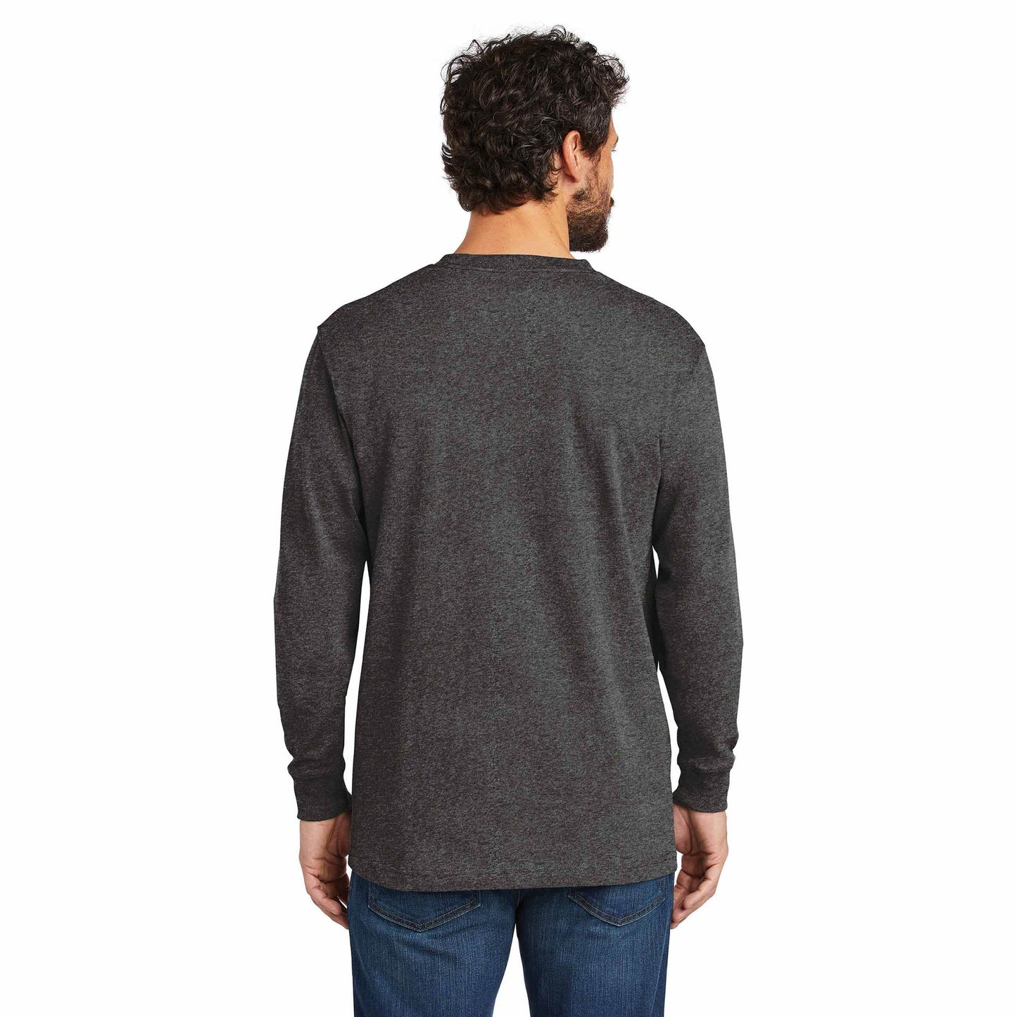 Black T-Shirts - Carhartt - Durable Cotton Long Sleeve