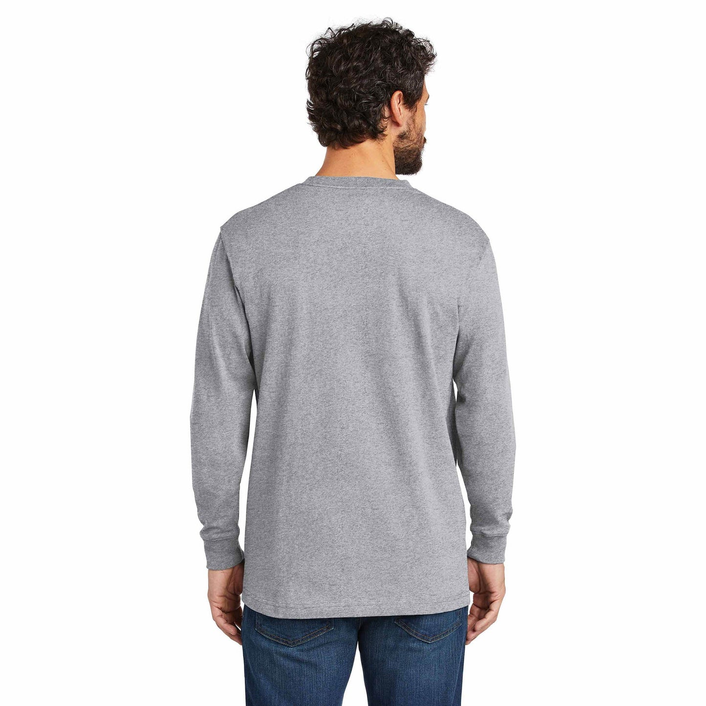 Black T-Shirts - Carhartt - Durable Cotton Long Sleeve