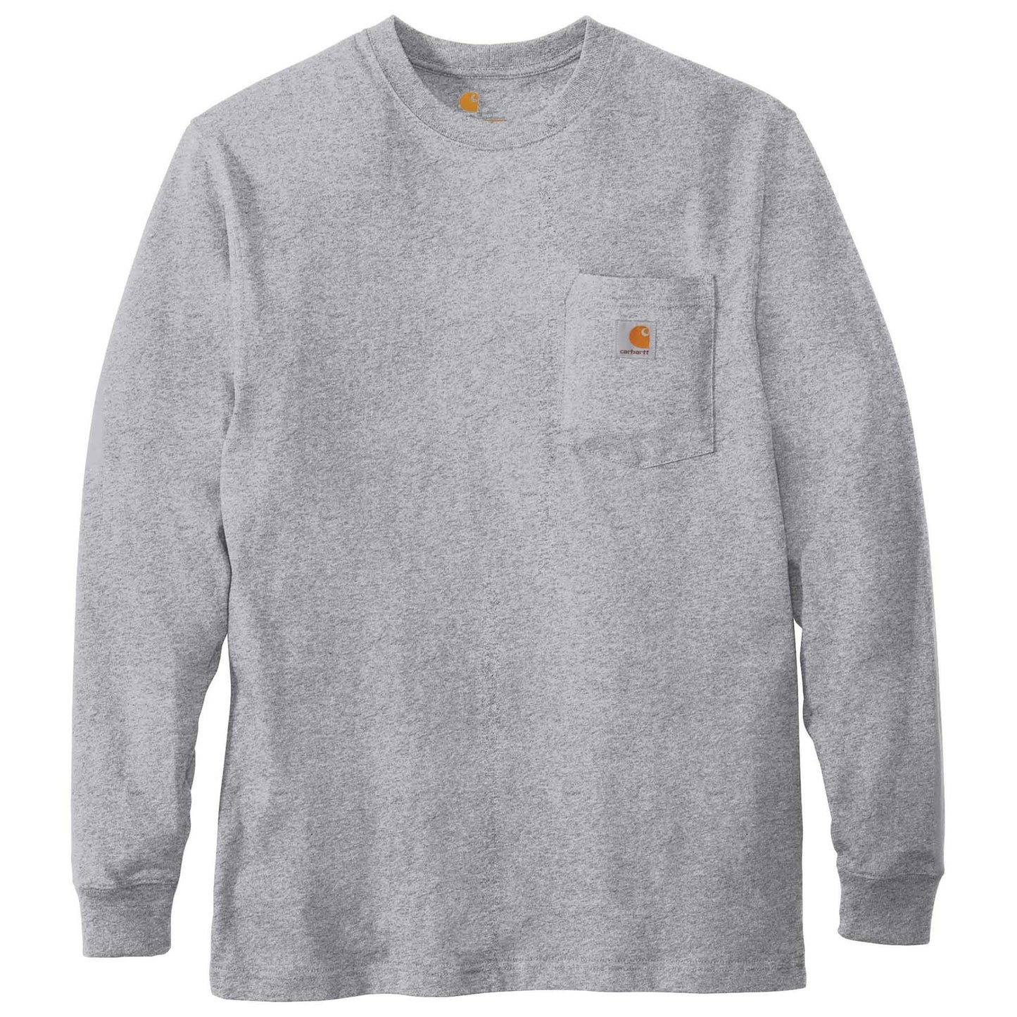Black T-Shirts - Carhartt - Durable Cotton Long Sleeve