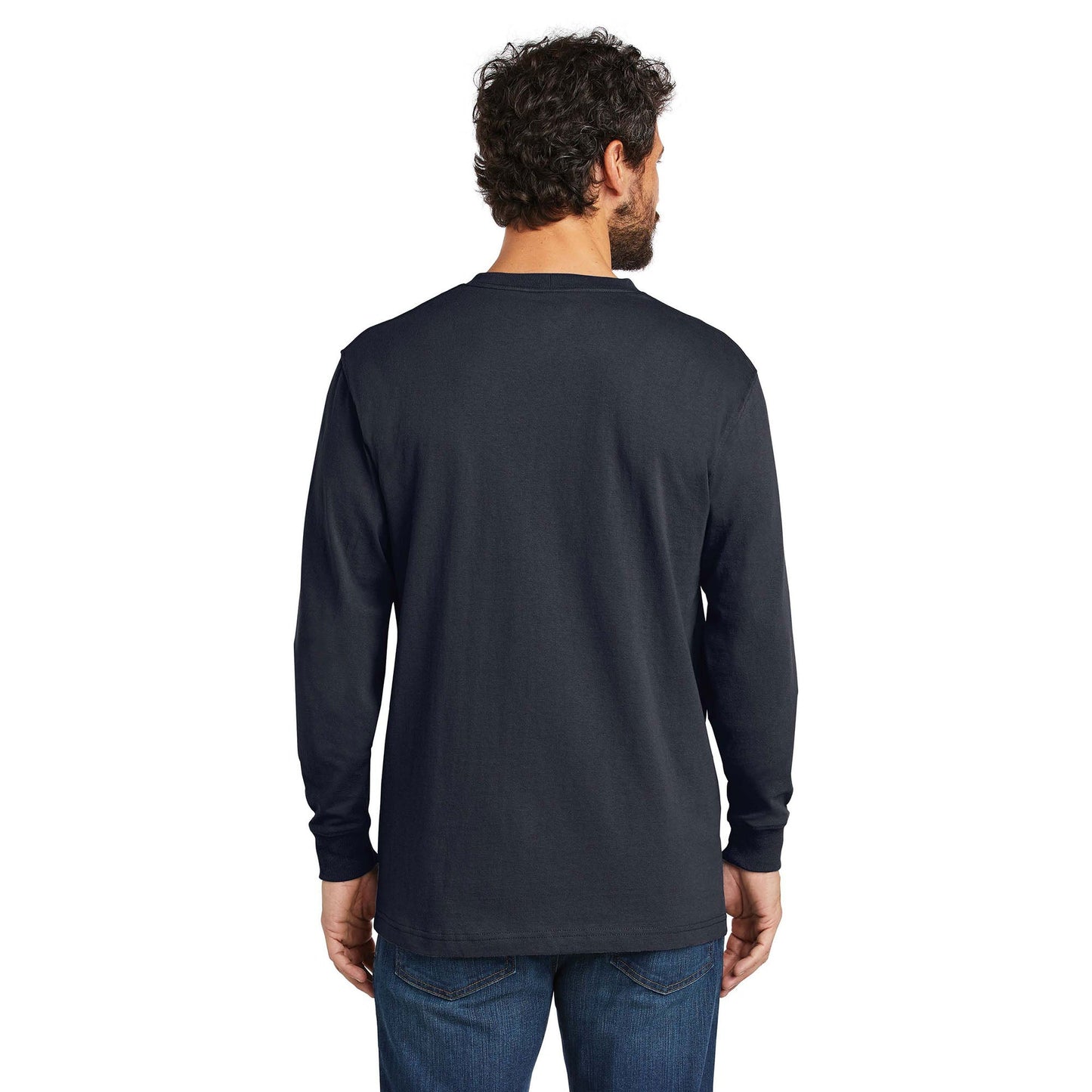 Black T-Shirts - Carhartt - Durable Cotton Long Sleeve