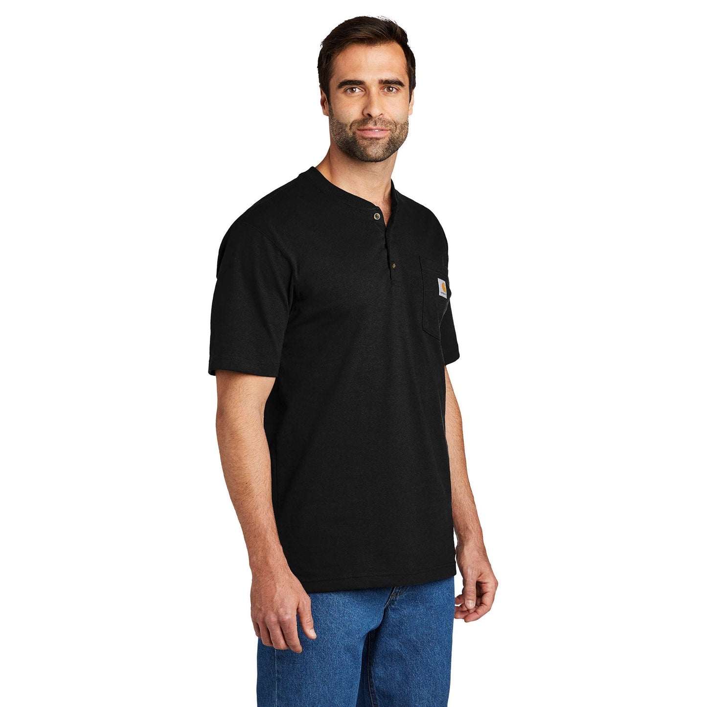Carbon Heather Henley Shirt - Carhartt - Stylish Comfort