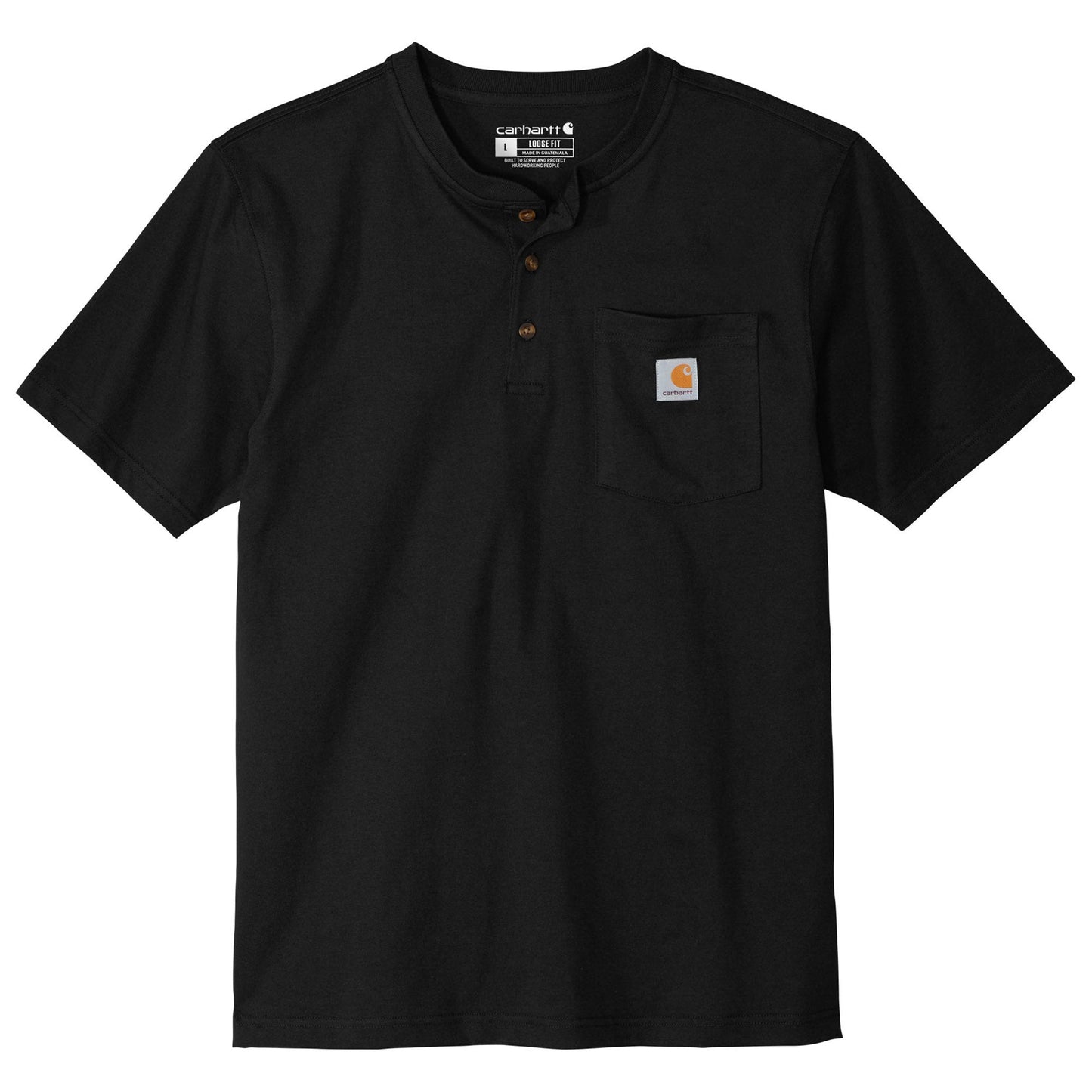 Carbon Heather Henley Shirt - Carhartt - Stylish Comfort