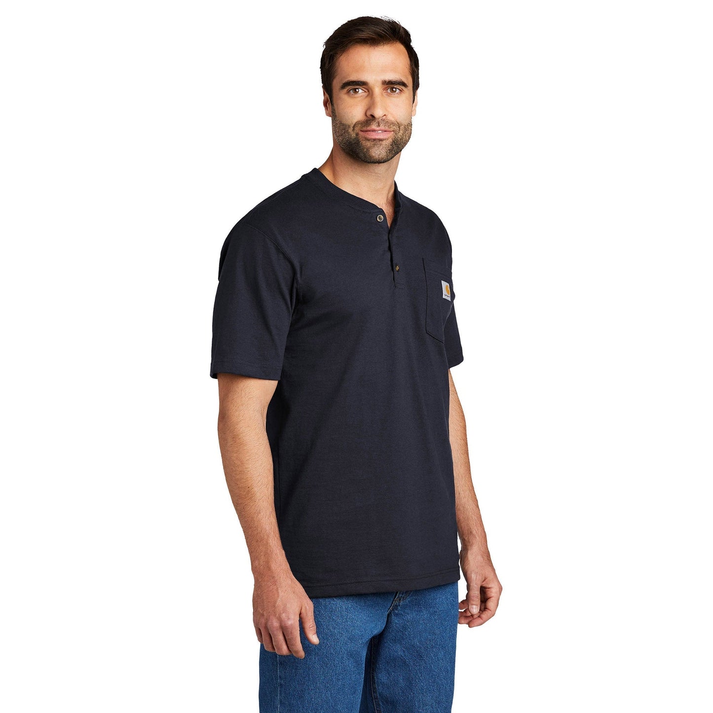 Carbon Heather Henley Shirt - Carhartt - Stylish Comfort