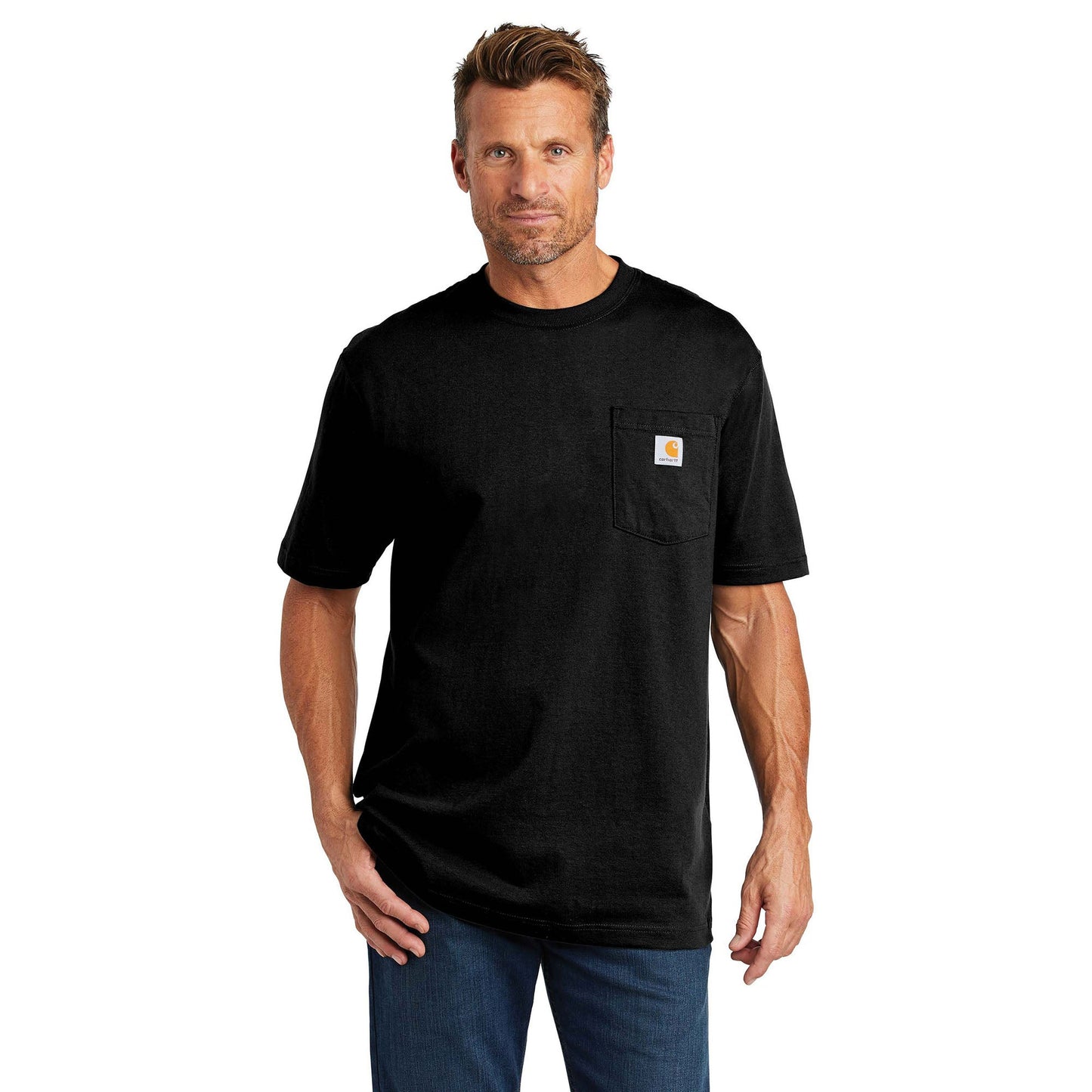 Brite Lime T-Shirts - Carhartt - Pocket Short Sleeve