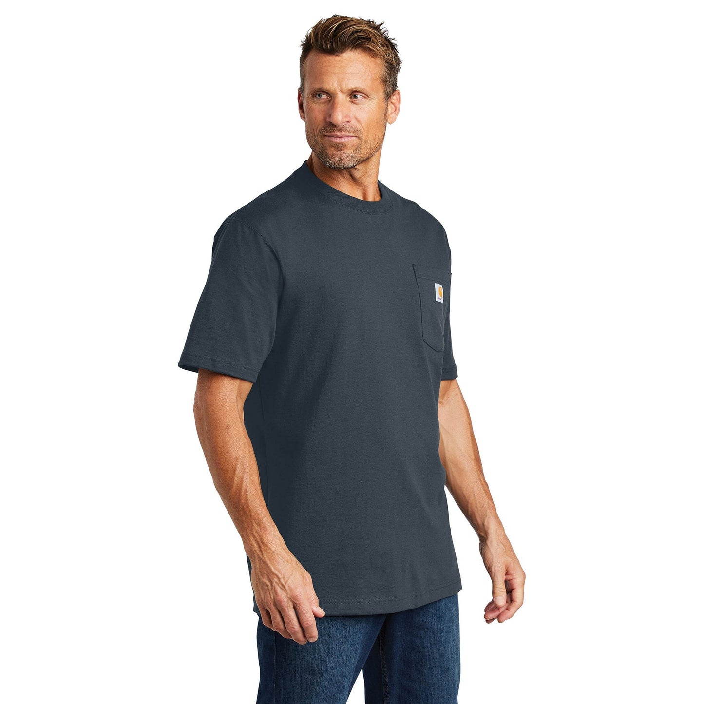 Brite Lime T-Shirts - Carhartt - Pocket Short Sleeve