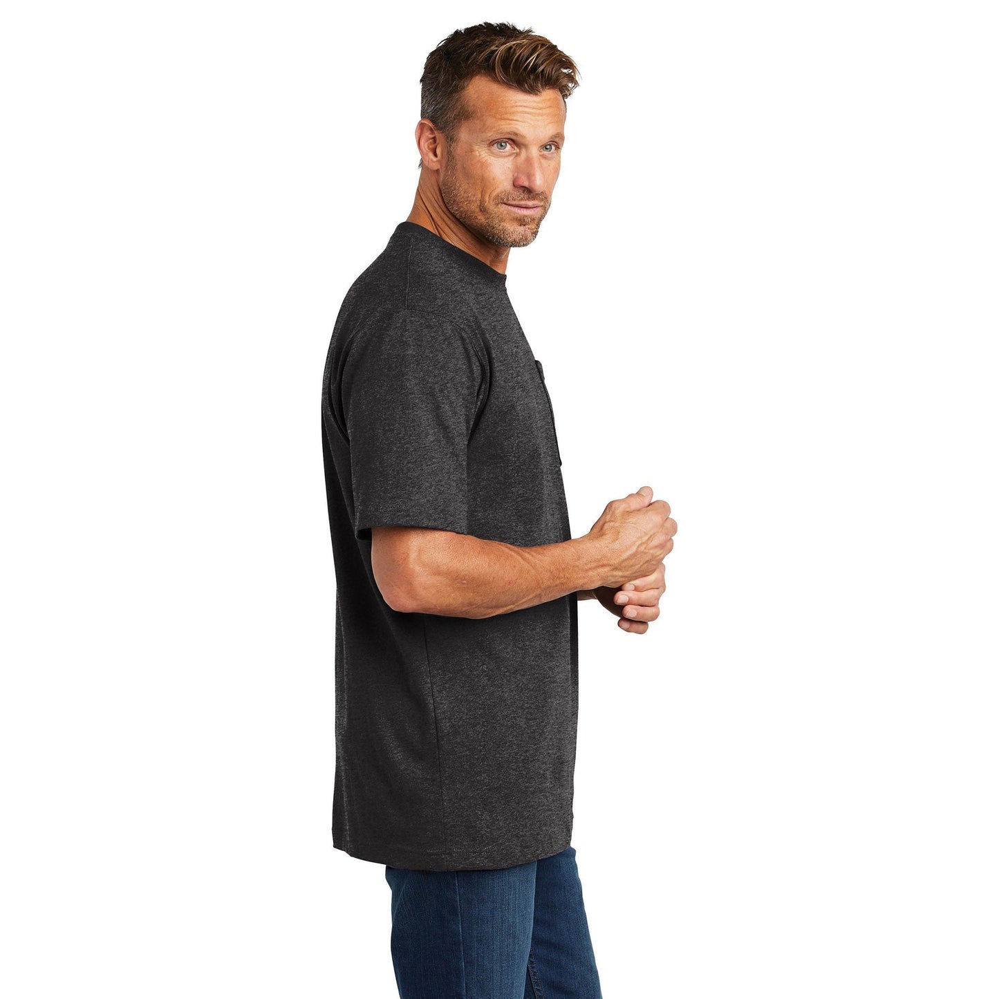 Brite Lime T-Shirts - Carhartt - Pocket Short Sleeve