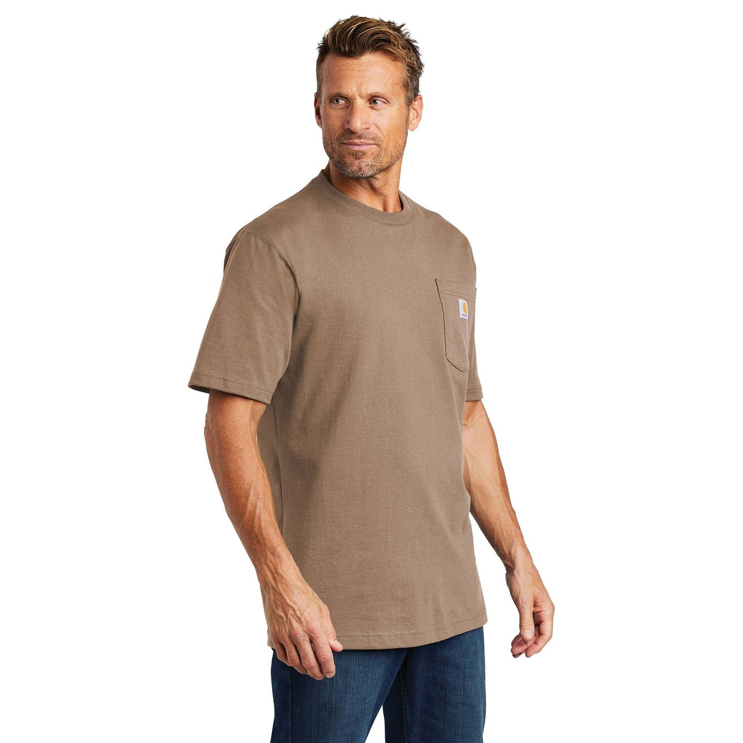 Brite Lime T-Shirts - Carhartt - Pocket Short Sleeve