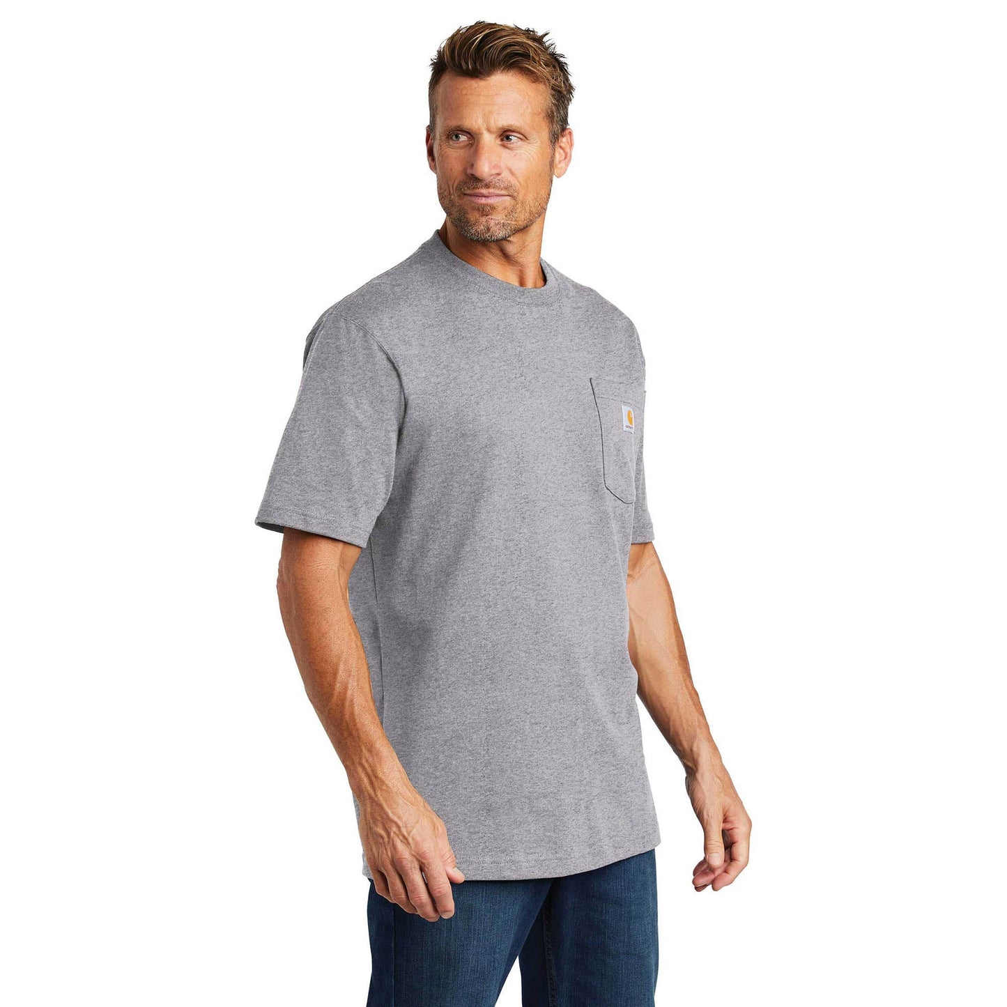 Brite Lime T-Shirts - Carhartt - Pocket Short Sleeve