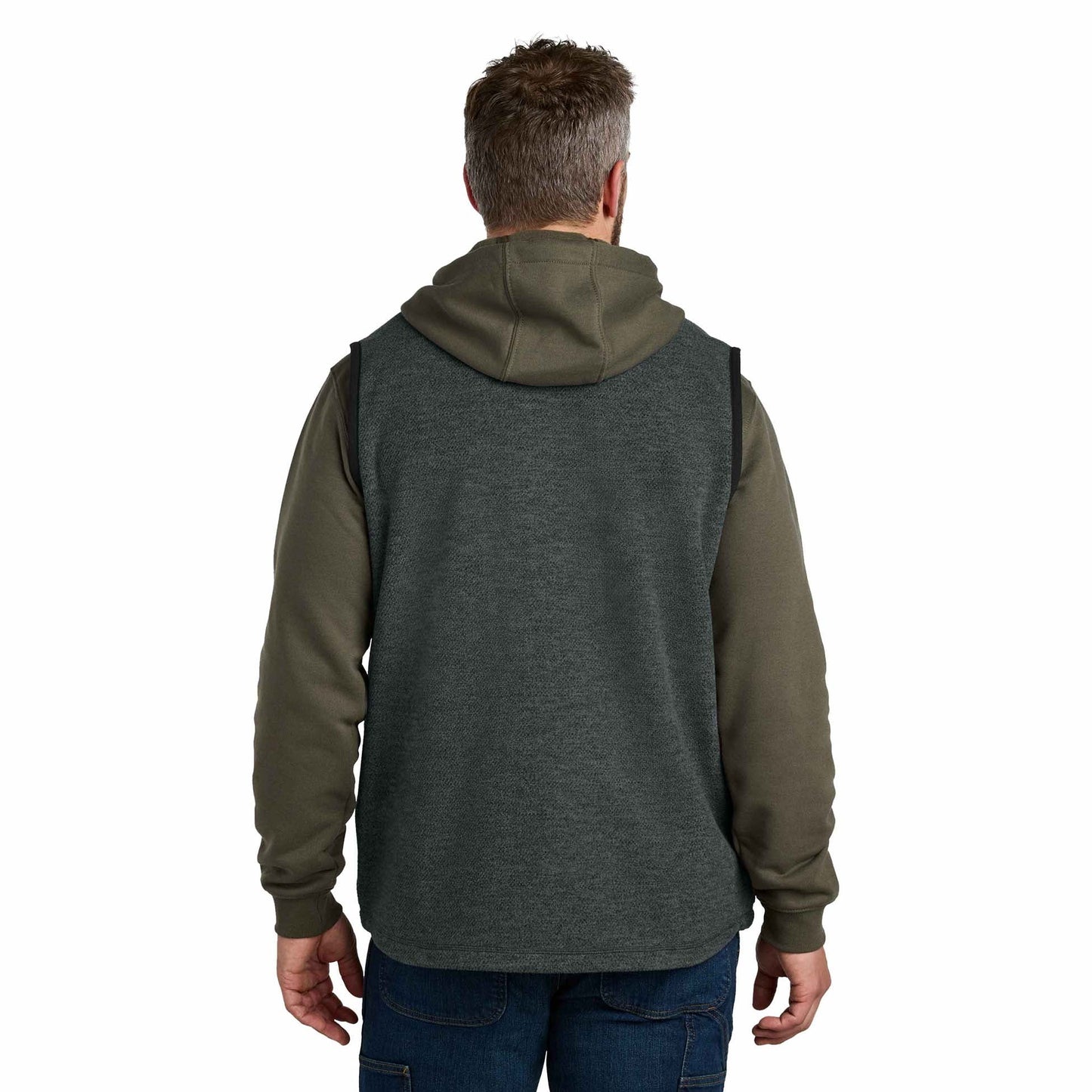 Black Textured Vests - Carhartt - Fleece Material