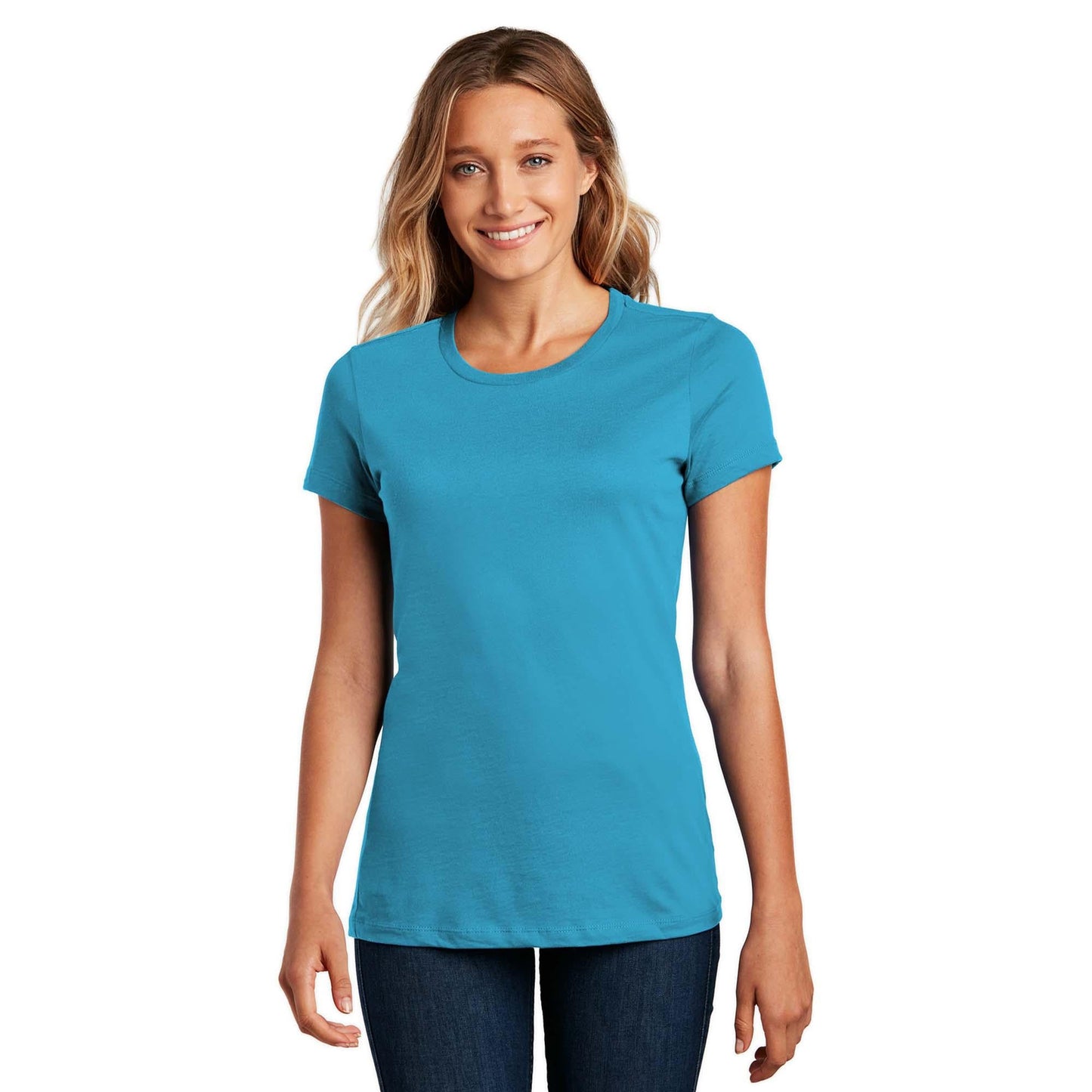 Jet Black T-Shirt - District - Soft Cotton - Comfortable Fit