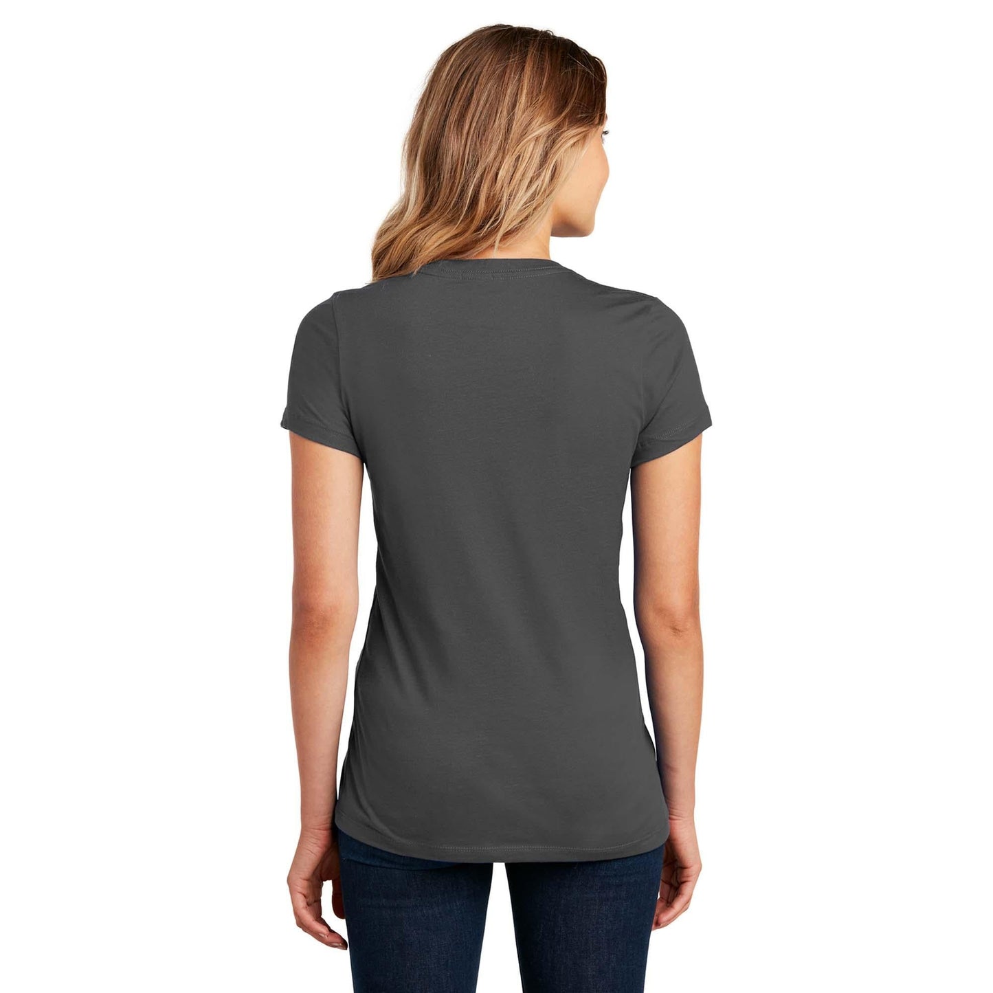 Jet Black T-Shirt - District - Soft Cotton - Comfortable Fit