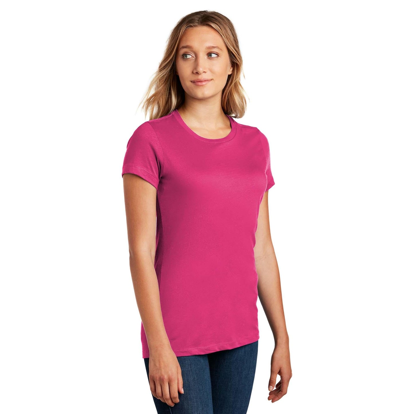 Jet Black T-Shirt - District - Soft Cotton - Comfortable Fit