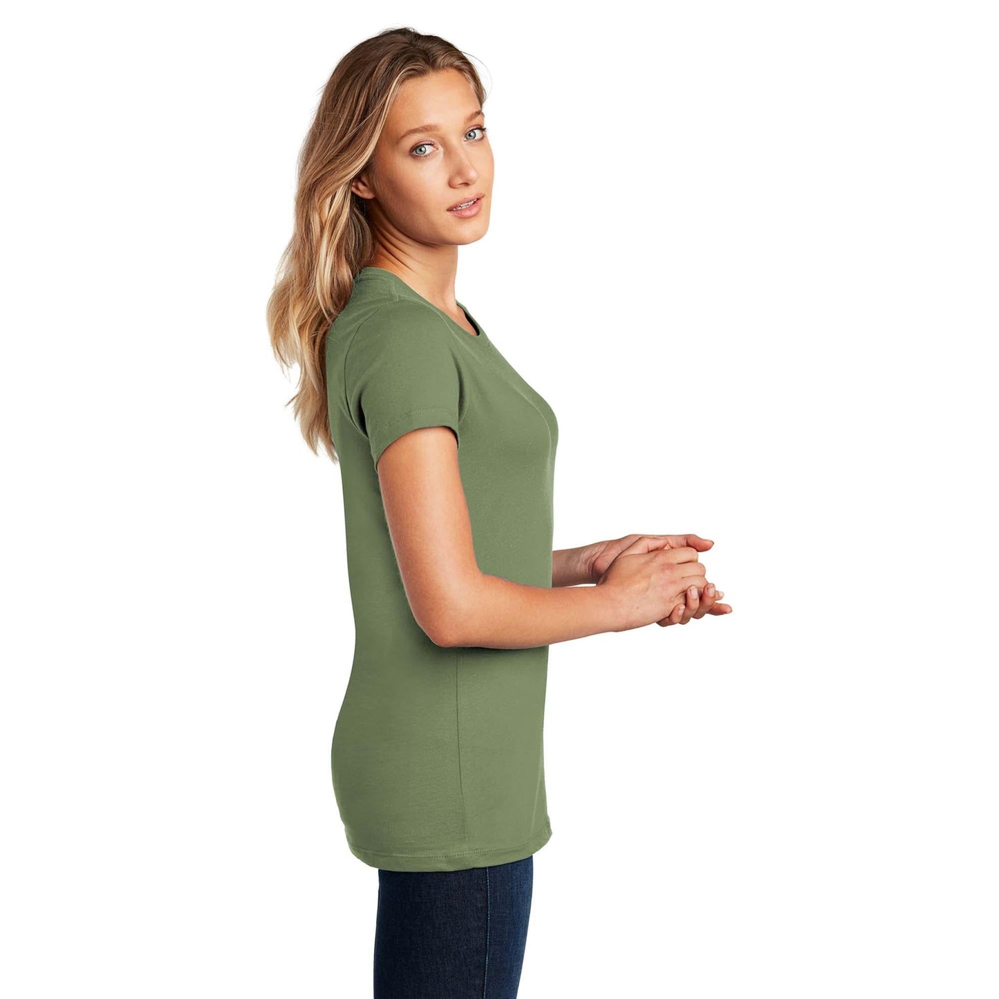 Jet Black T-Shirt - District - Soft Cotton - Comfortable Fit