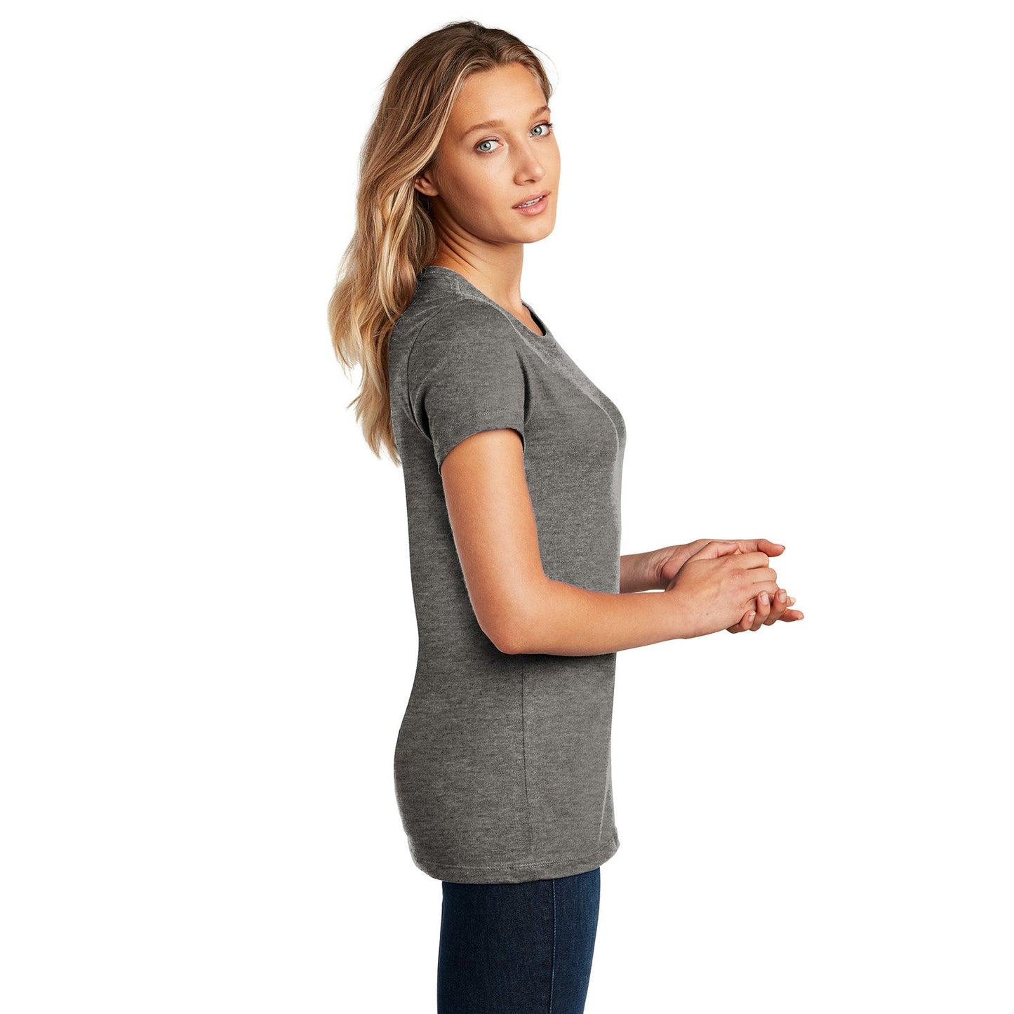 Jet Black T-Shirt - District - Soft Cotton - Comfortable Fit
