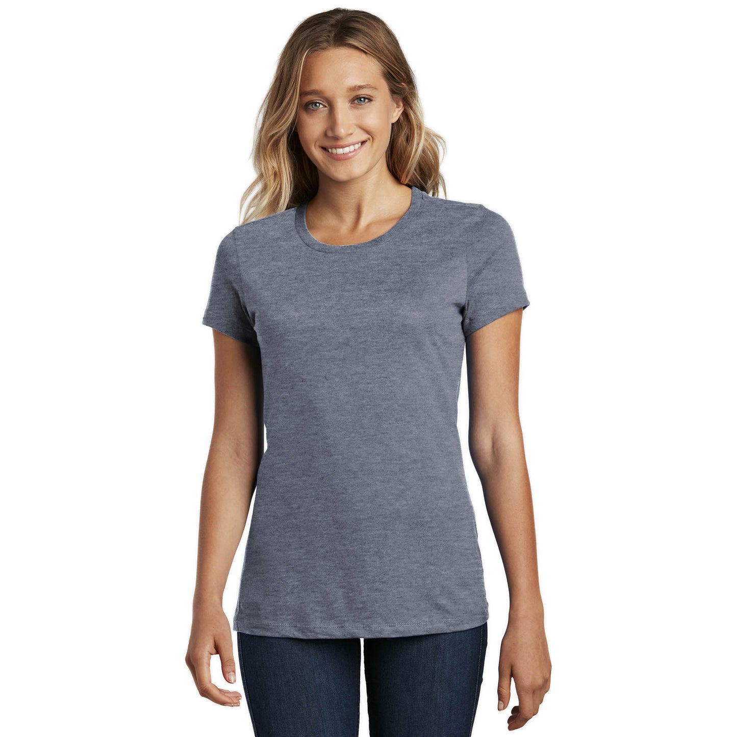 Jet Black T-Shirt - District - Soft Cotton - Comfortable Fit